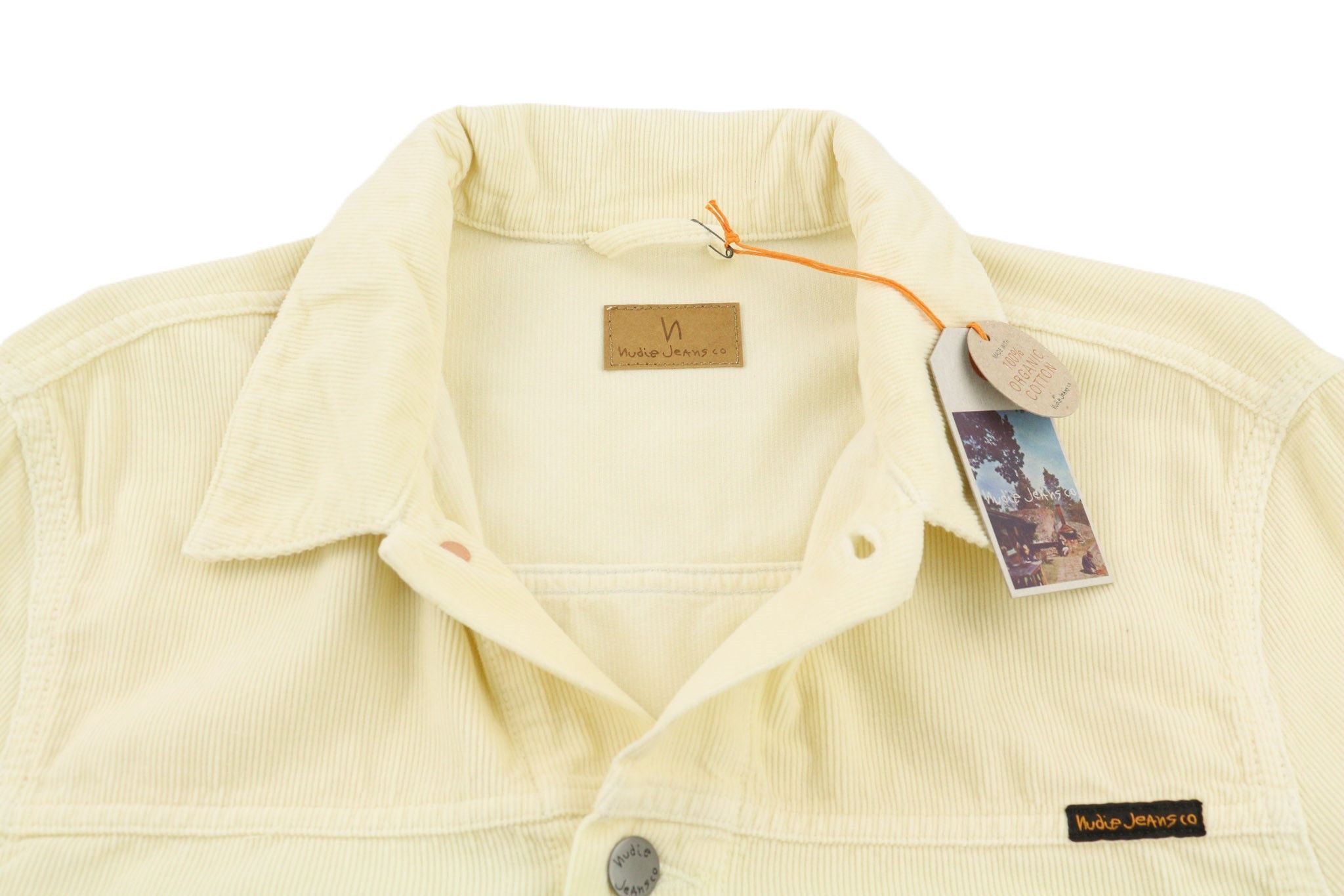 Nudie Jeans RONNY M Dusty White Cotton Corduroy Jacket 81018 Size US M / EU 48-50 / 2 - 4 Thumbnail