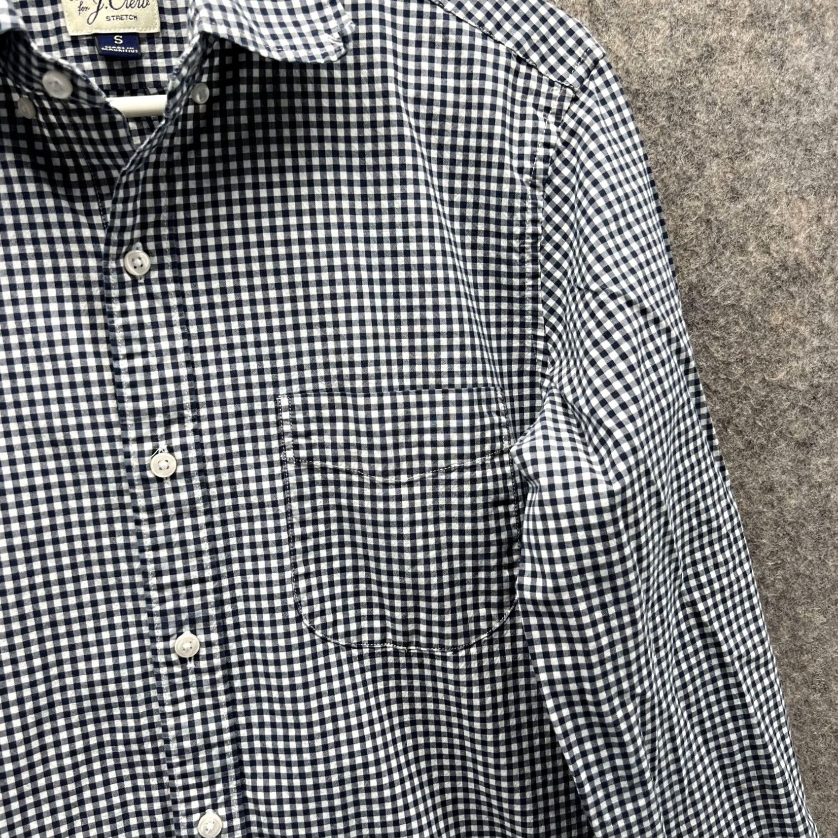 J.Crew VINTAGE J.CREW Shirt Men Small Blue Casual Button Down Preppy Slim Fit Gingham VTG Shirt Mens Size US S / EU 44-46 / 1 - 4 Thumbnail