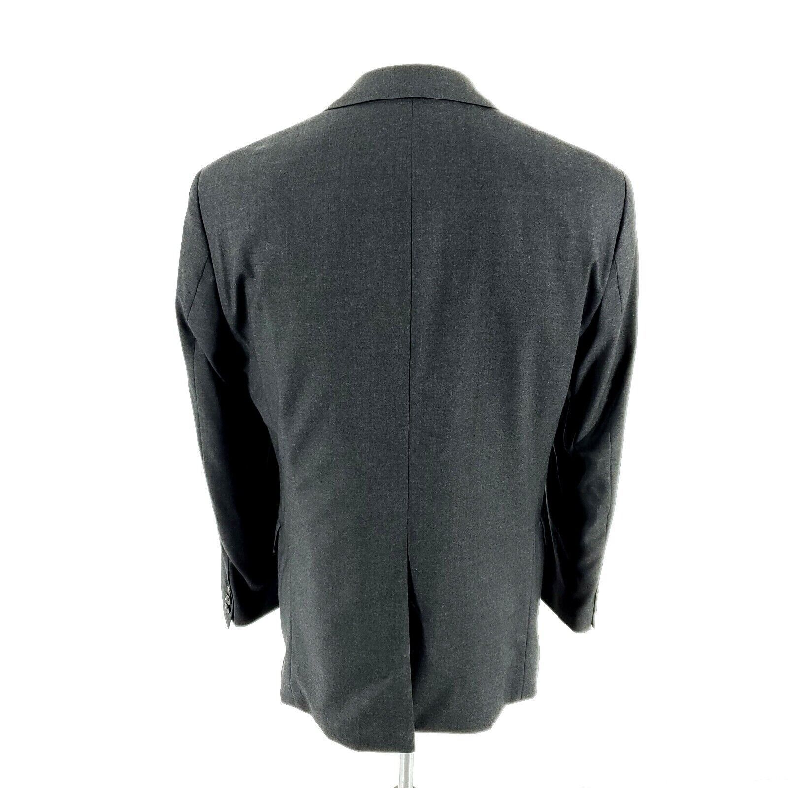Hugo Boss Hugo Boss Guabello Super 130s Wool 3 Button Blazer 38S Gray Size 38S - 5 Thumbnail