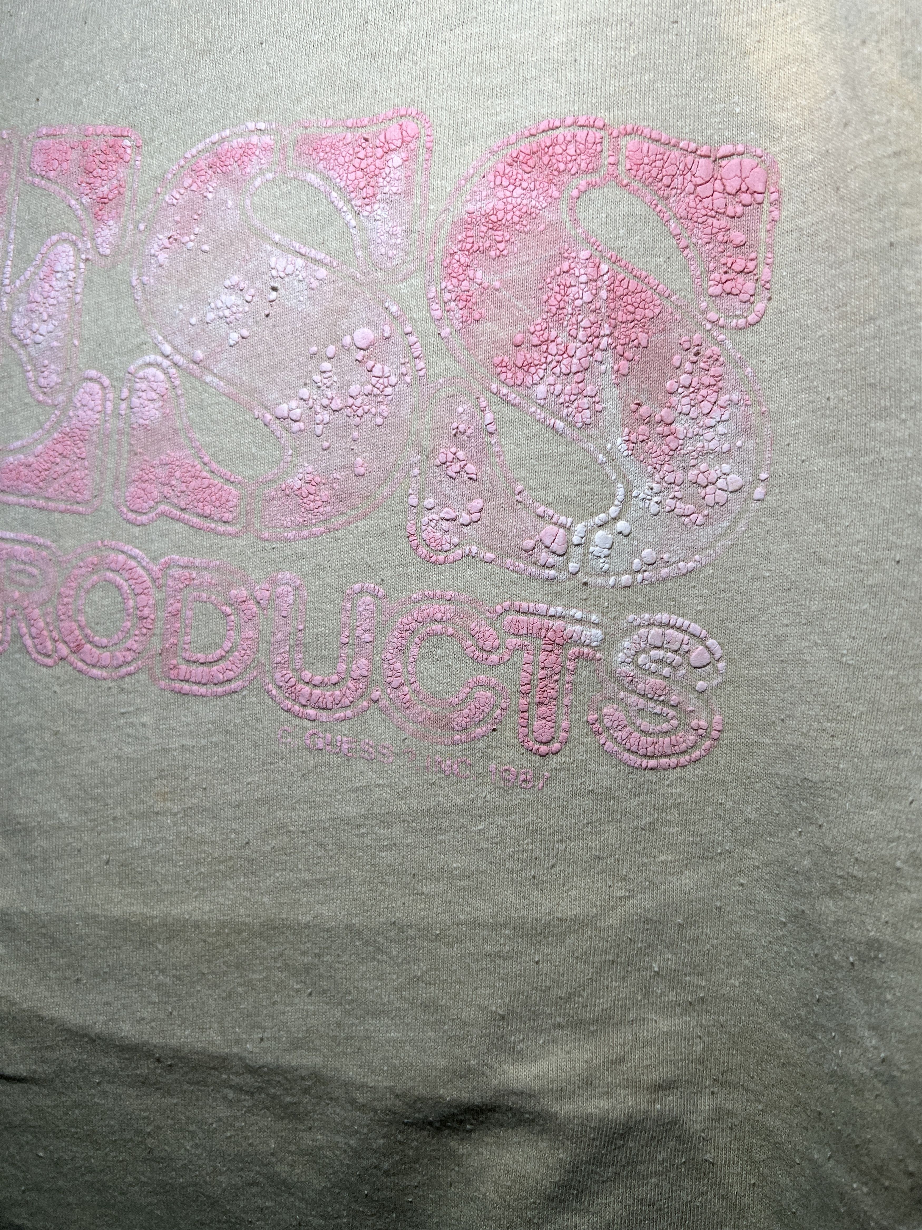 Guess × Vintage Vintage GUESS Distressed Made in USA Tee Size US L / EU 52-54 / 3 - 2 Thumbnail