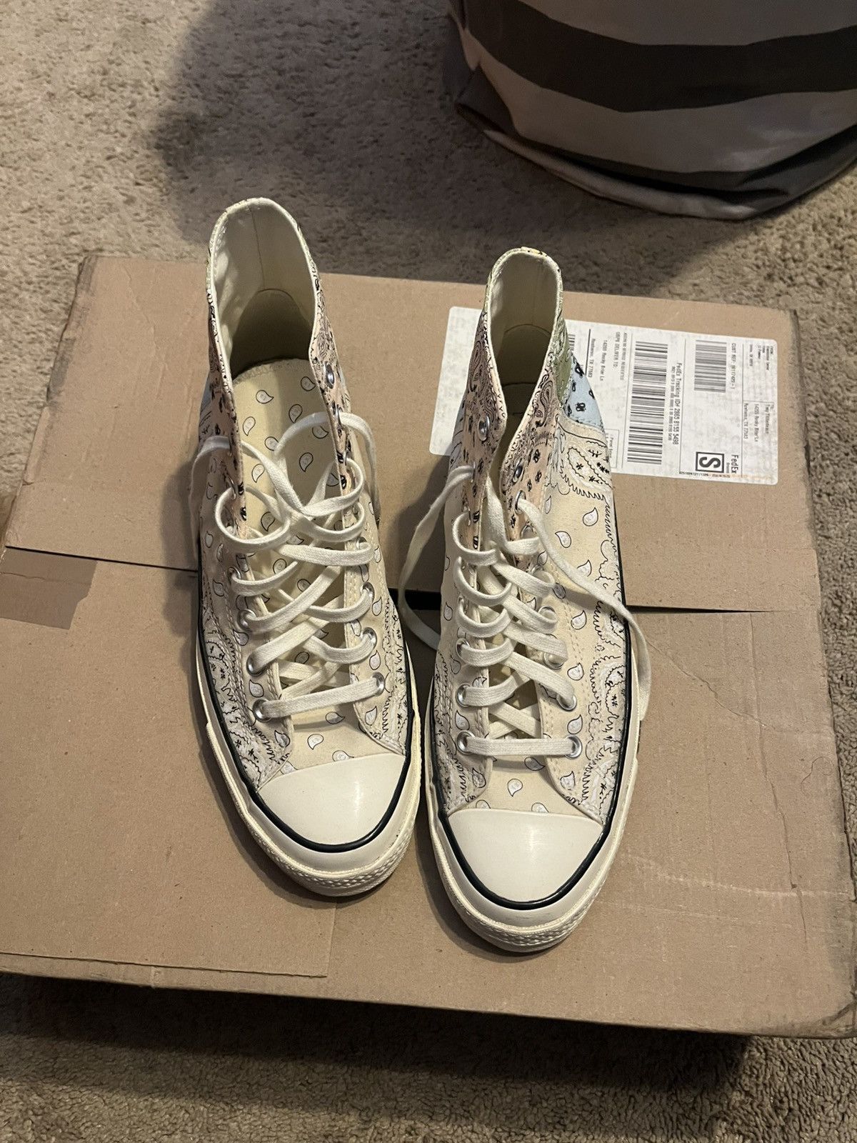 Converse Offspring x Chuck 70 High 'Paisley - Natural Ivory' Size US 10 / EU 43 - 4 Thumbnail