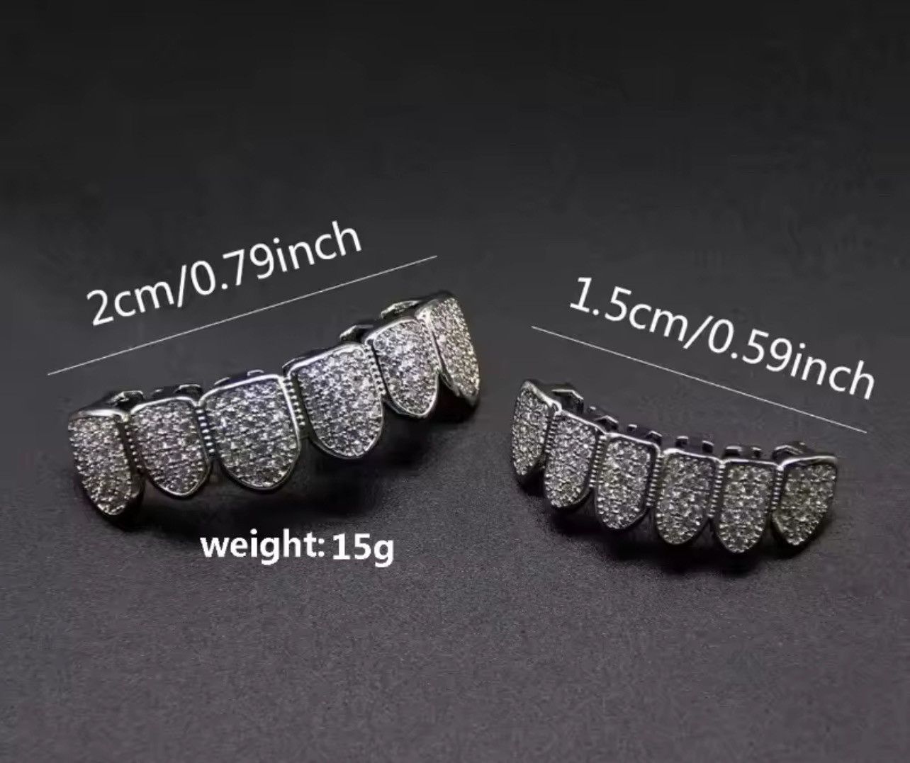Other Hip hop Teeth Luxury Style Size ONE SIZE - 4 Thumbnail