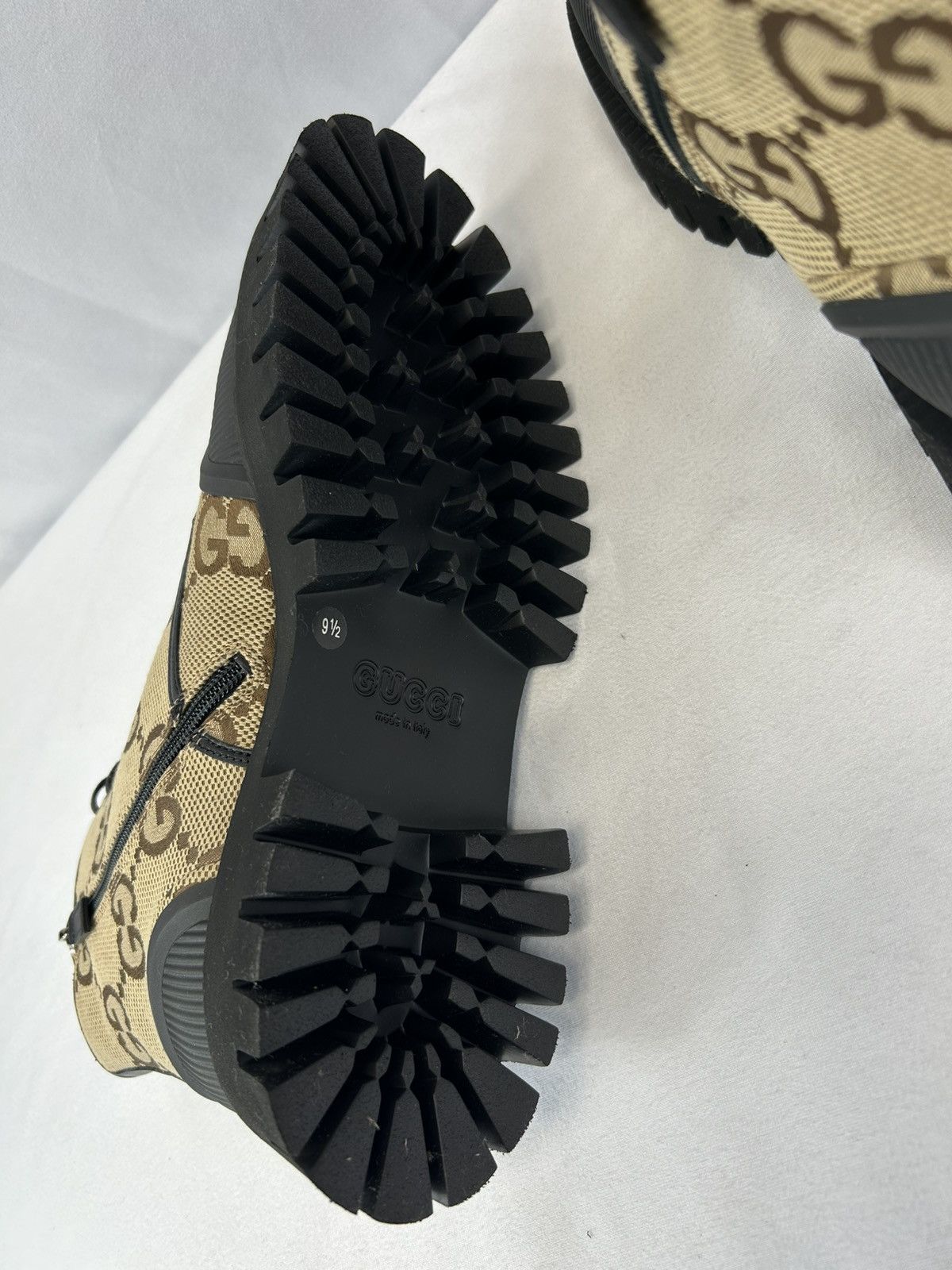 Gucci Gucci GG lace-up combat boots Size US 9.5 / EU 42-43 - 10 Thumbnail