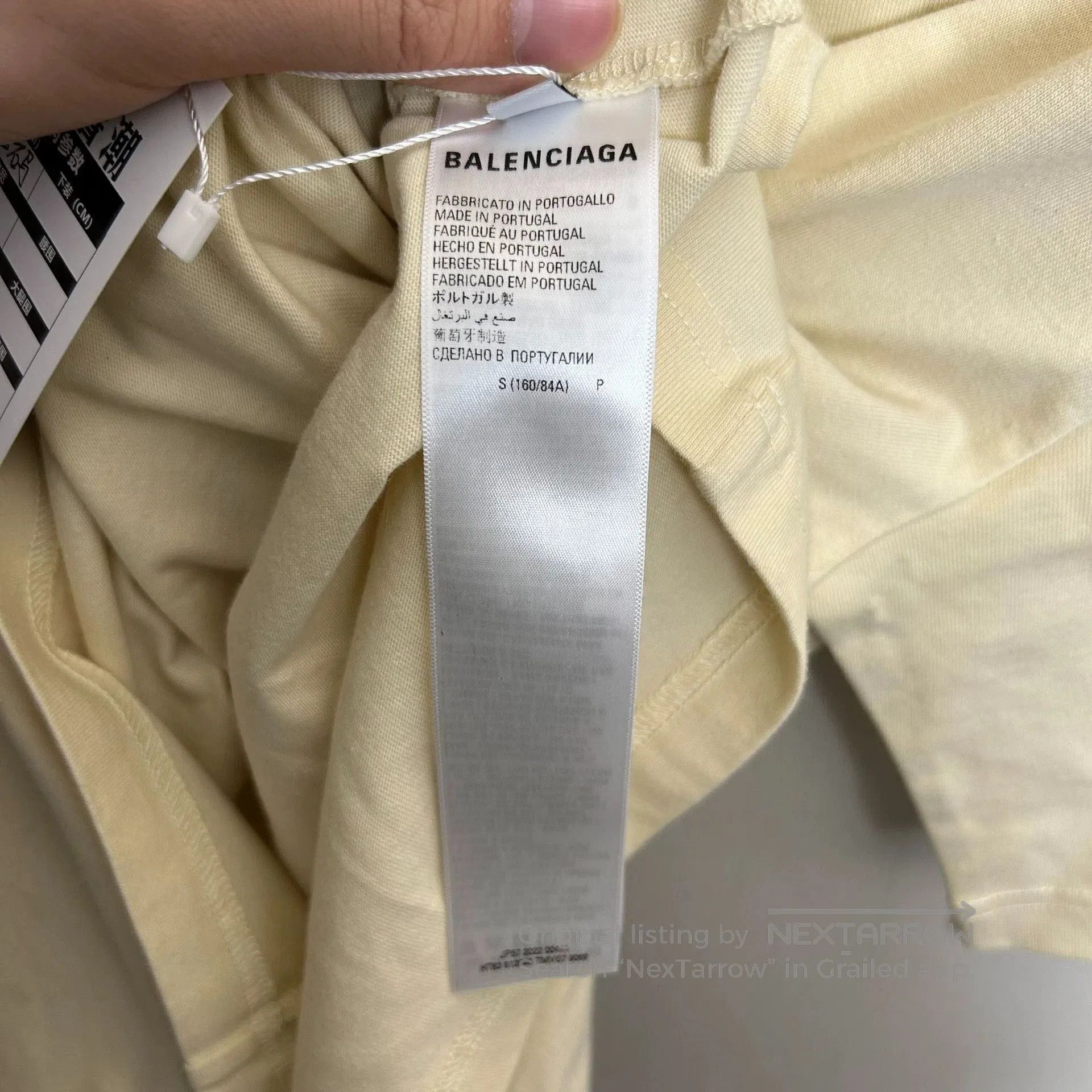 Balenciaga Balenciaga New Beige Lock Button T. Size S / US 4 / IT 40 - 3 Thumbnail