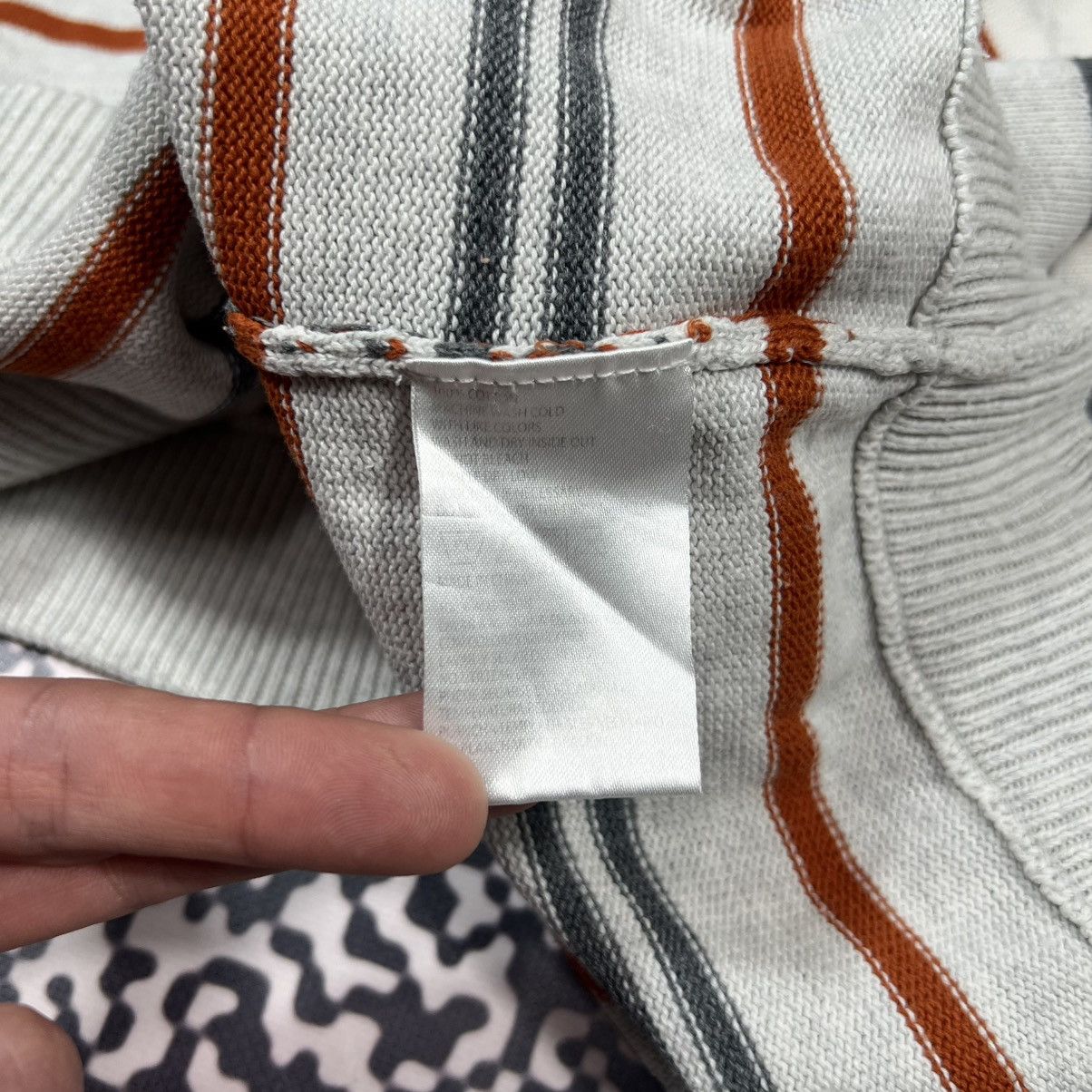 Pelle Pelle Vintage Y2K Pelle Pelle Striped Boxy Sweater Rap 90s Style Size US XXL / EU 58 / 5 - 15 Thumbnail