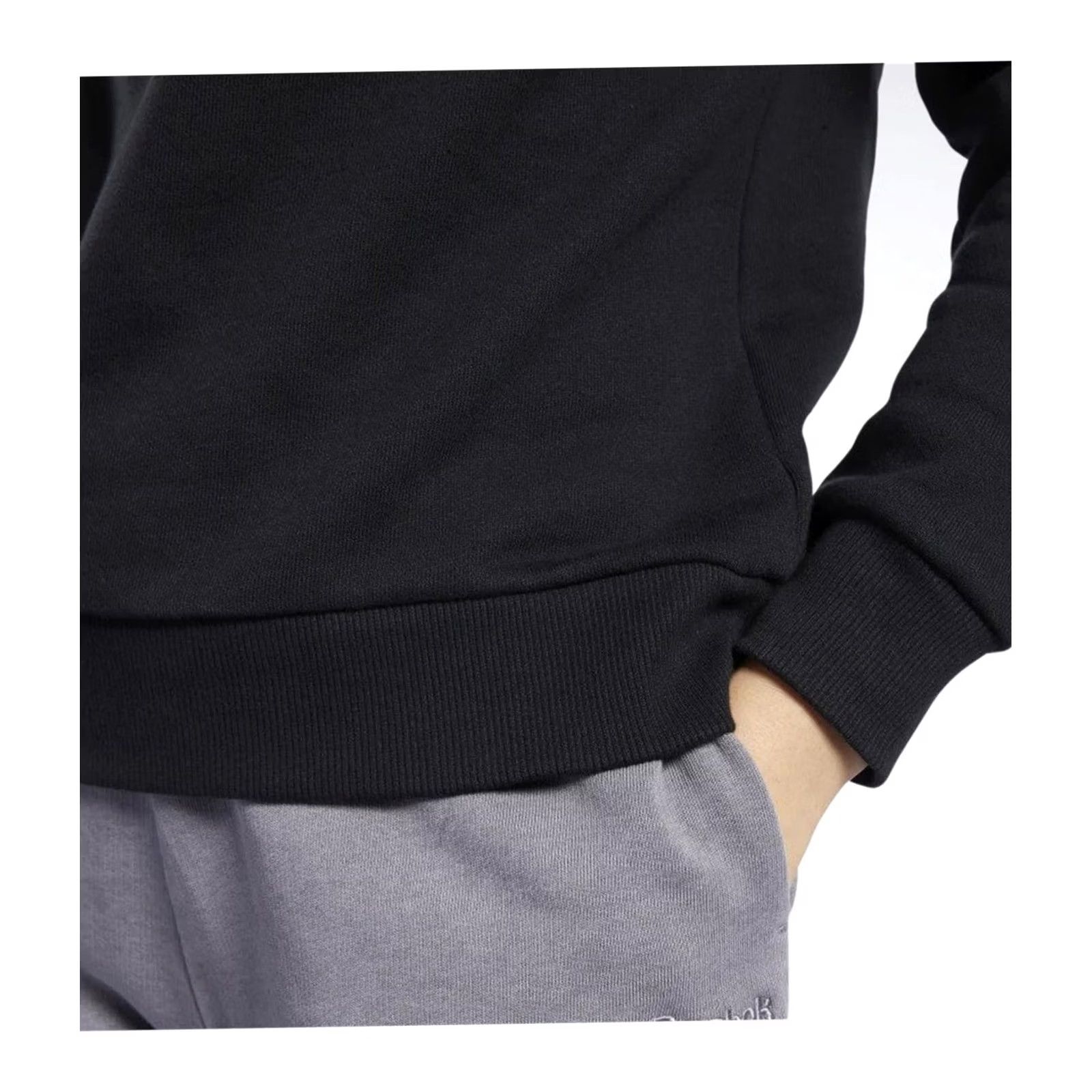 Reebok VINTAGE Reebok Womens Big Vector Sweatshirt, Black, S Size S / US 4 / IT 40 - 4 Thumbnail