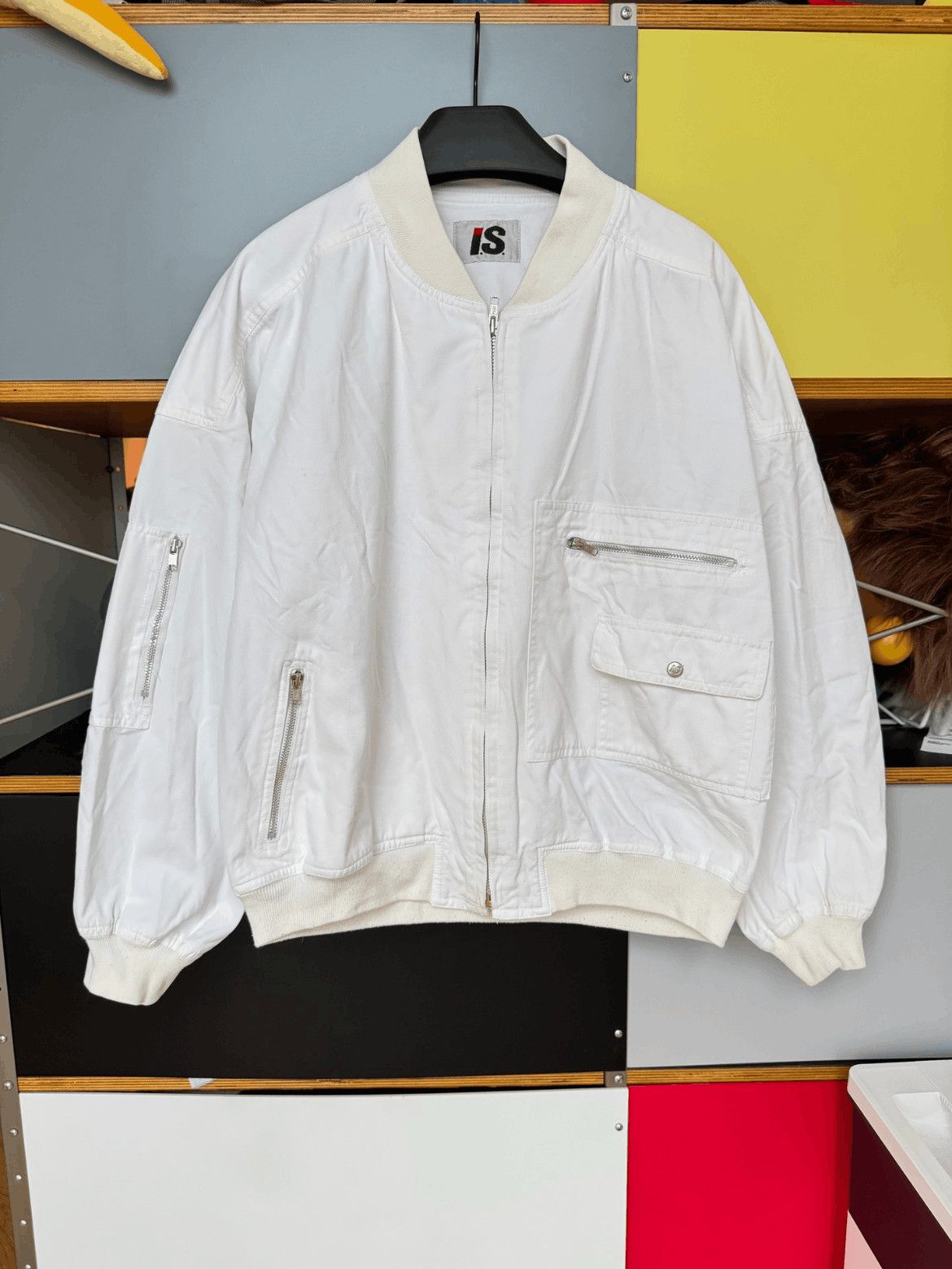 Issey Miyake Sz 9 Issey Miyake Sports IS Logo 80s Bomber-2508 Size US L / EU 52-54 / 3 - 1 Thumbnail