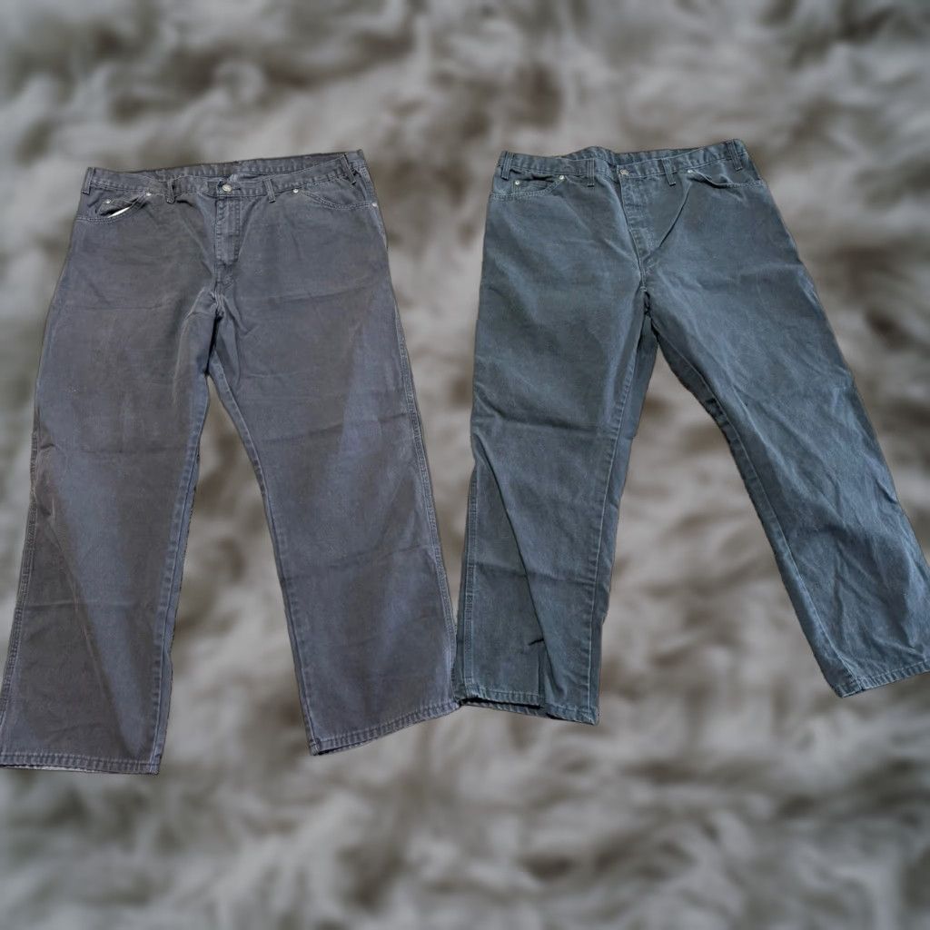 Dickies Dickies Jeans Men 44x32 Straight Cotton Denim Black 5-Pocket Regular Zip Solid Vintage? No (Not Vintage) +? Just format guidelines. Size US 44 / EU 60 - 1 Thumbnail