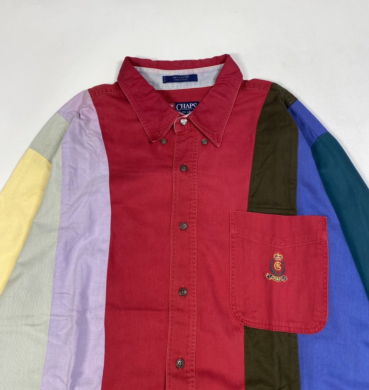Chaps Ralph Lauren × Vintage Vintage Chaps Ralph Lauren Shirt Size US XXL / EU 58 / 5 - 2 Thumbnail