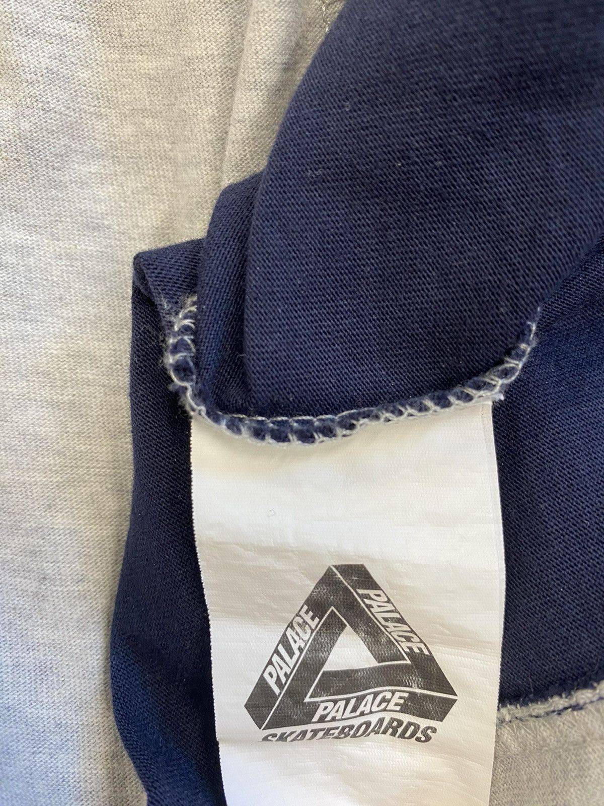 Palace Palace Skateboarding Duo Panel T shirt Gray LARGE Size US L / EU 52-54 / 3 - 3 Thumbnail