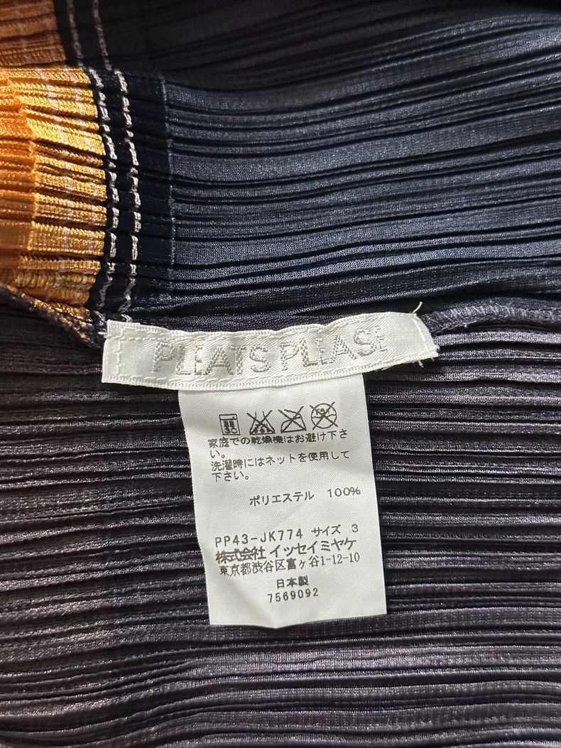 Issey Miyake issey miyake size:3 Four-color patchwork pleated top 2505- Size XXS / US 00 / IT 34 - 4 Thumbnail