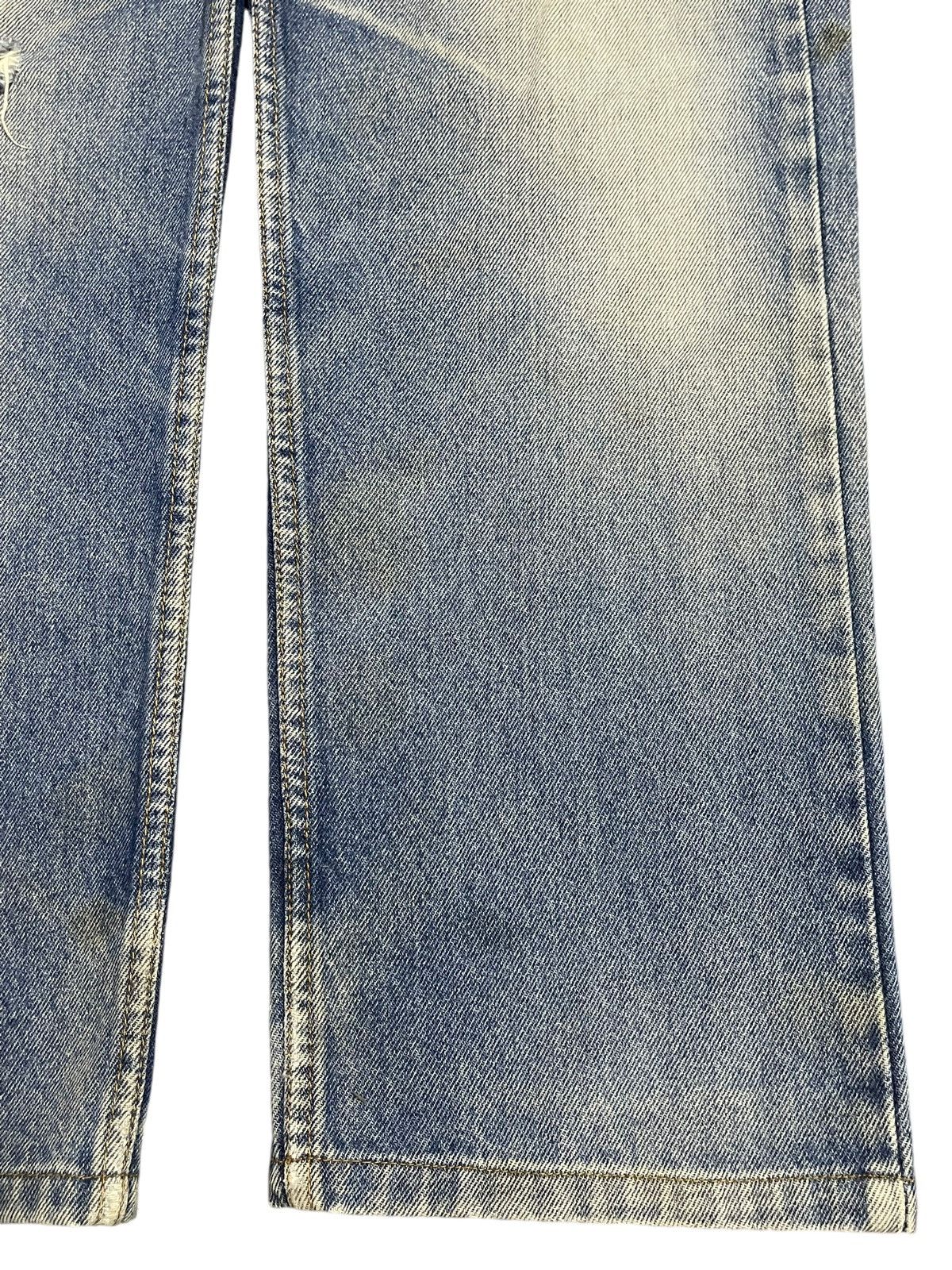 Armani Vintage Italy Armani Jeans Blue Wash Distressed Loose Jeans Size US 32 / EU 48 - 8 Thumbnail