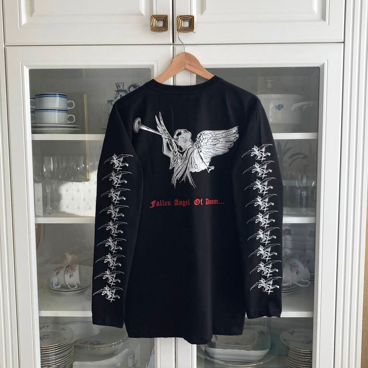 Band Tees Longsleeve Blasphemy - Fallen Angel of Doom / black metal Size US L / EU 52-54 / 3 - 5 Thumbnail