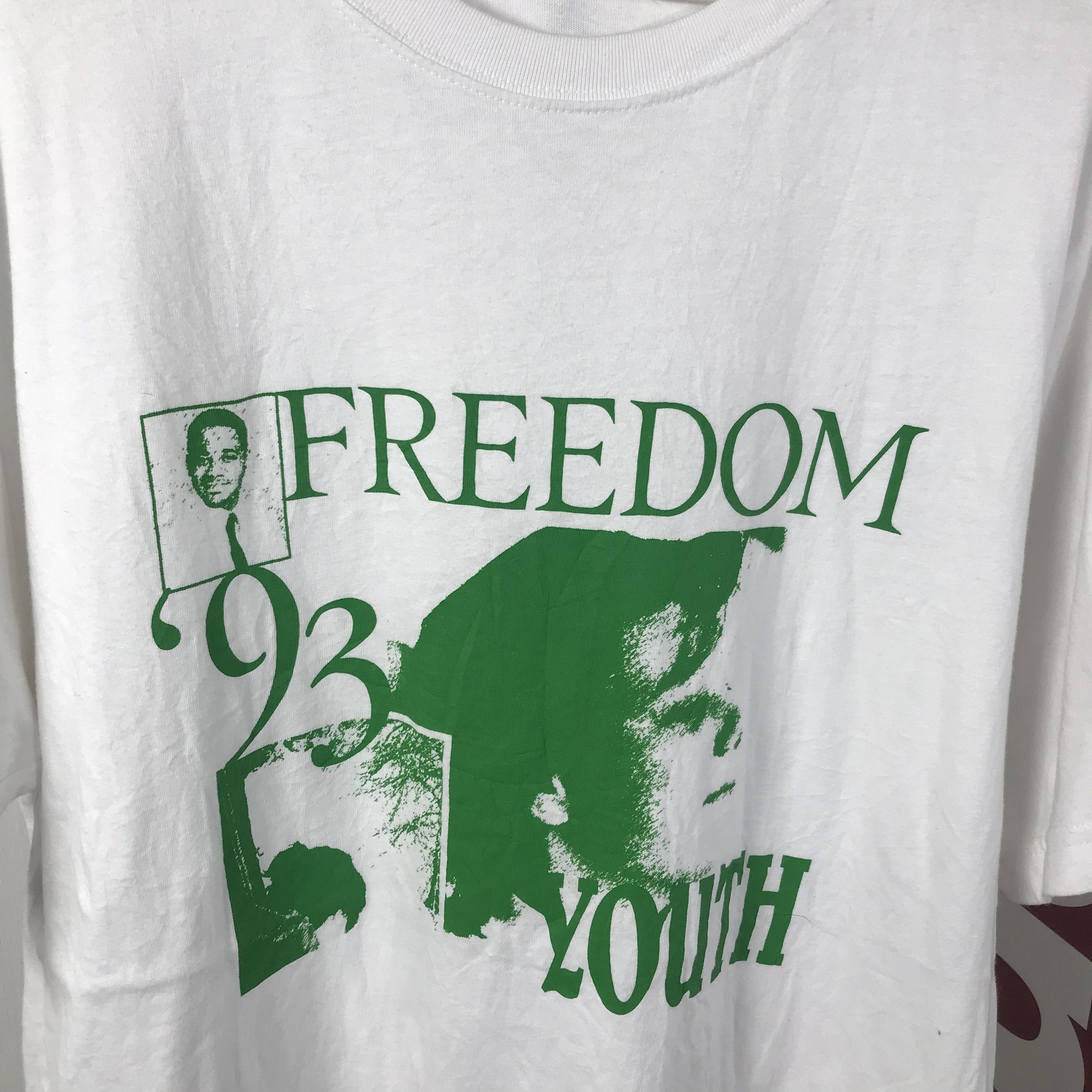 Rap Tees Vtg OJ SIMPSON freedom youth History Strong Men Keep Coming Size US L / EU 52-54 / 3 - 4 Thumbnail