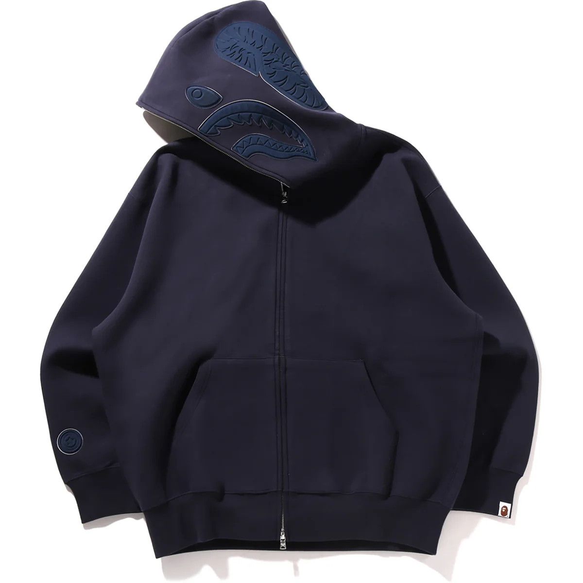 Bape CAMO RELAXED FIT SHARK FULL ZIP HOODIE MENS Size US XL / EU 56 / 4 - 7 Thumbnail