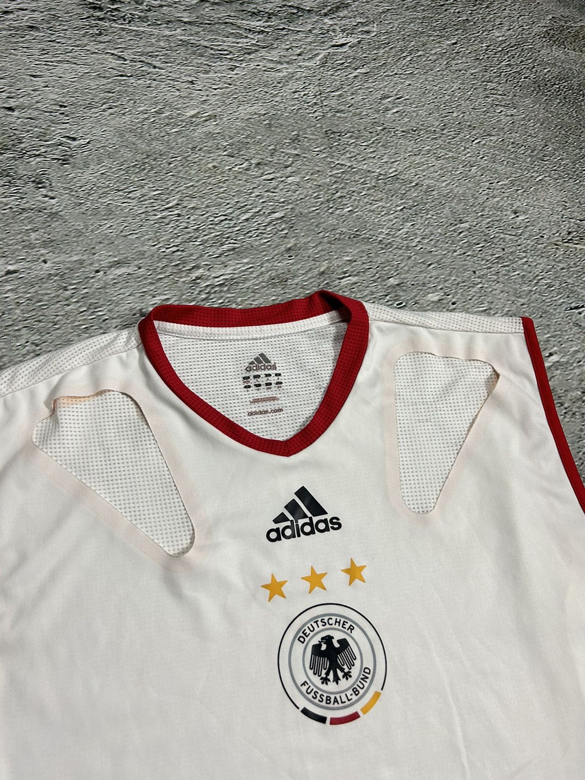 Adidas × Vintage Germany vintage adidas tank top white jersey Size US L / EU 52-54 / 3 - 2 Thumbnail