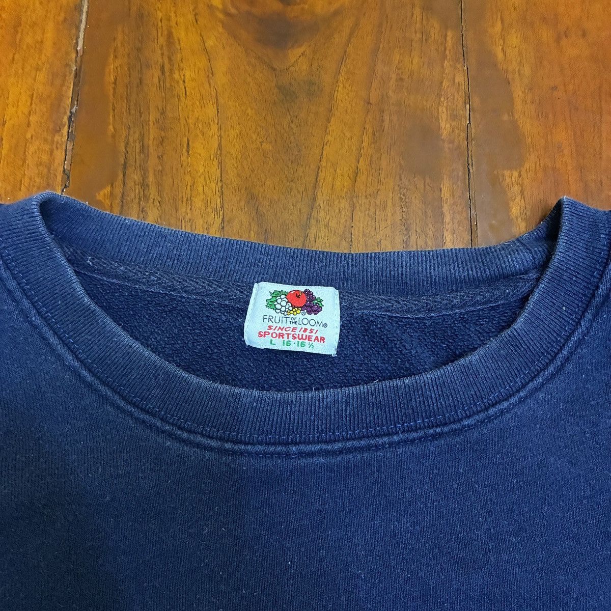 Fruit Of The Loom Vintage Humor Frankfort Sweatshirt Size US L / EU 52-54 / 3 - 5 Thumbnail
