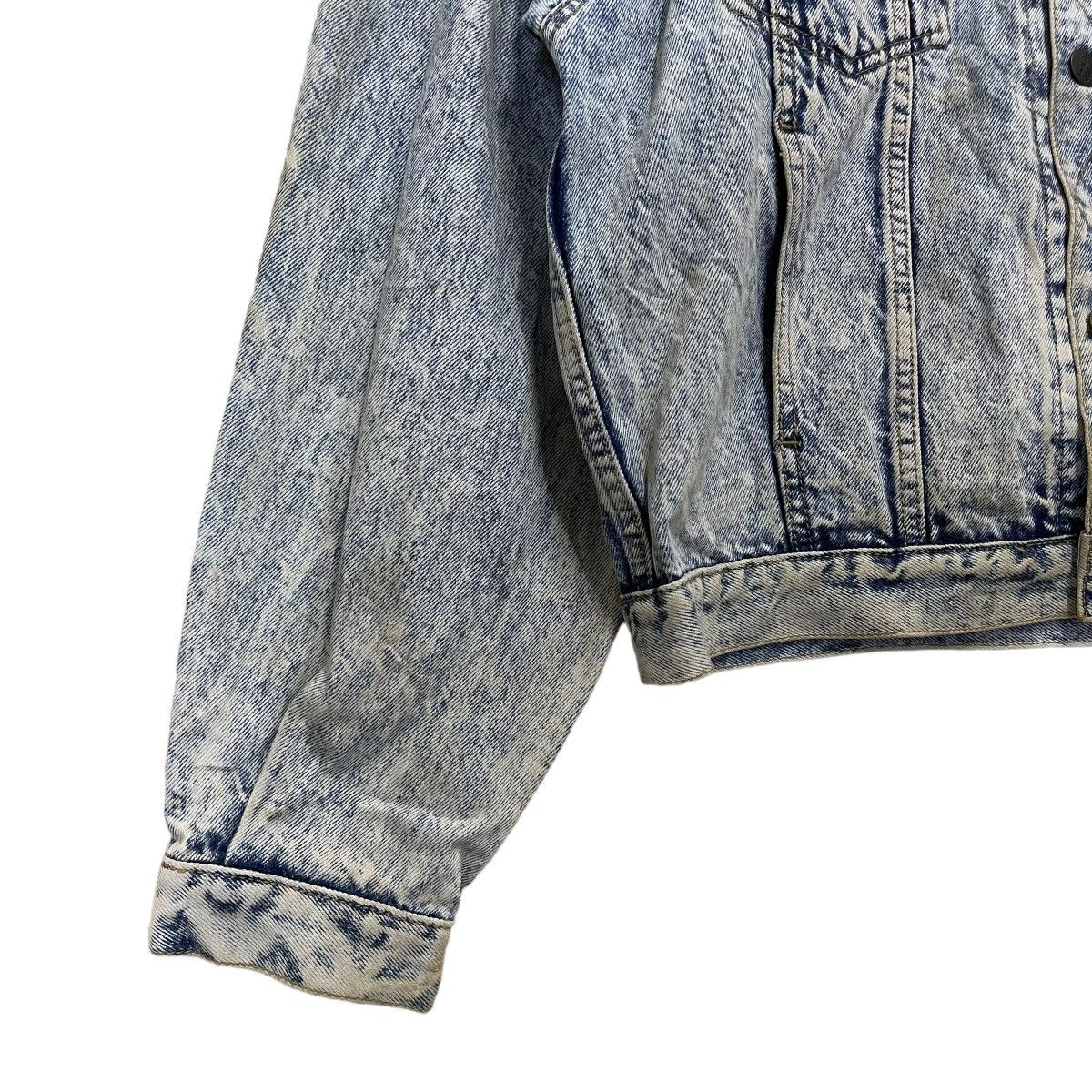Edwin × Vintage 90s Gold Rush By Edwin Acid Wash Trucker Denim Jacket Size US M / EU 48-50 / 2 - 6 Thumbnail