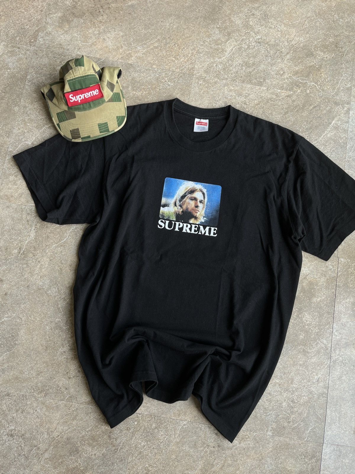 Supreme Kurt cobain shirt deals