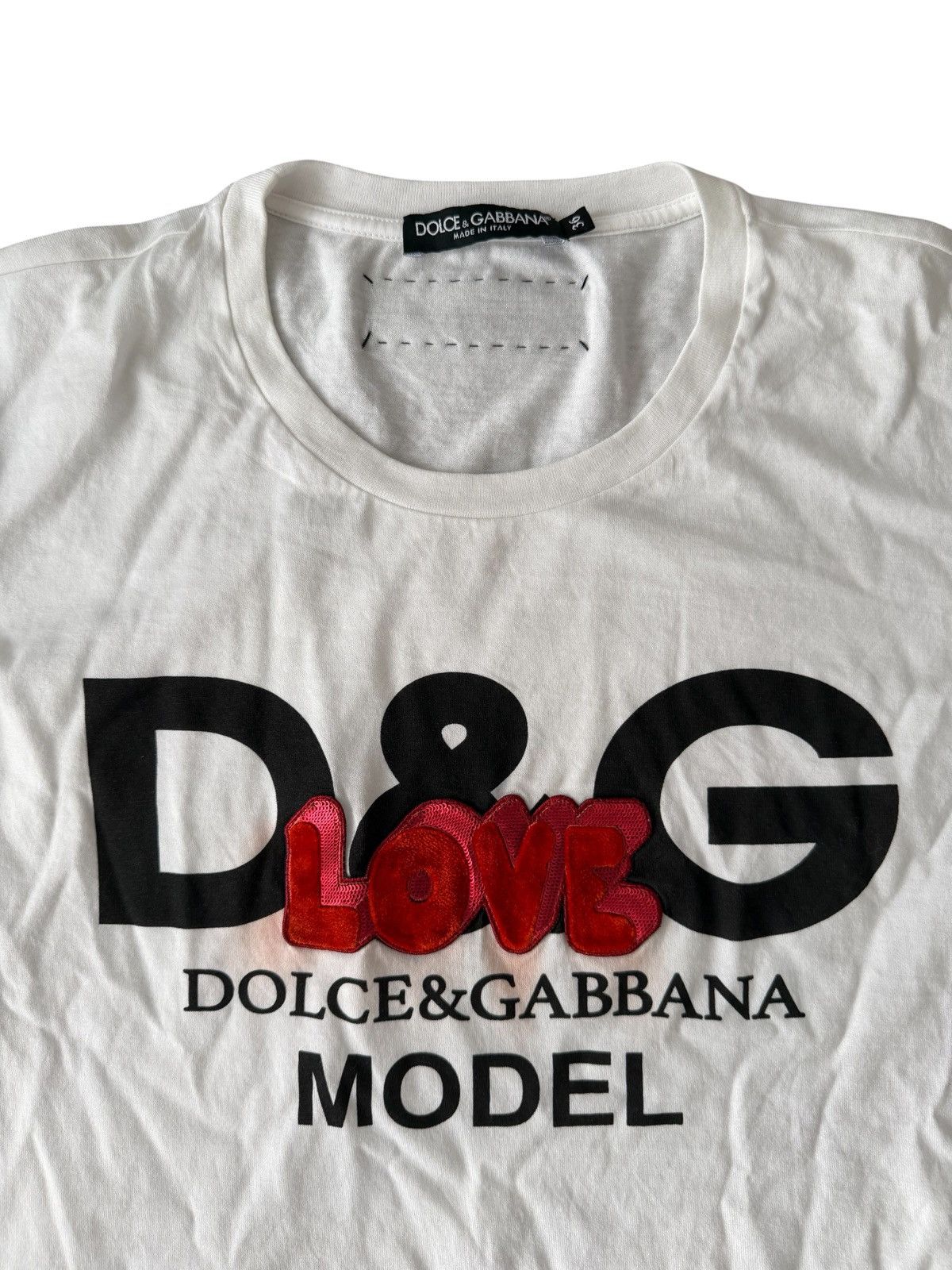Dolce & Gabbana Dolce Gabbana Love Mode T-Shirt Size XS / US 0-2 / IT 36-38 - 3 Thumbnail