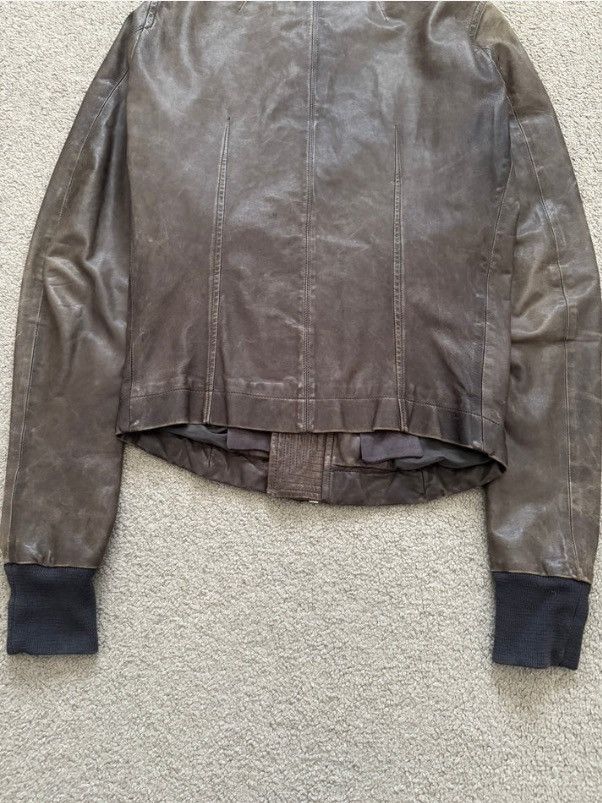 Rick Owens Rick Owens SS11 “Anthem” Intarsia Leather Jacket Size US XS / EU 42 / 0 - 9 Thumbnail
