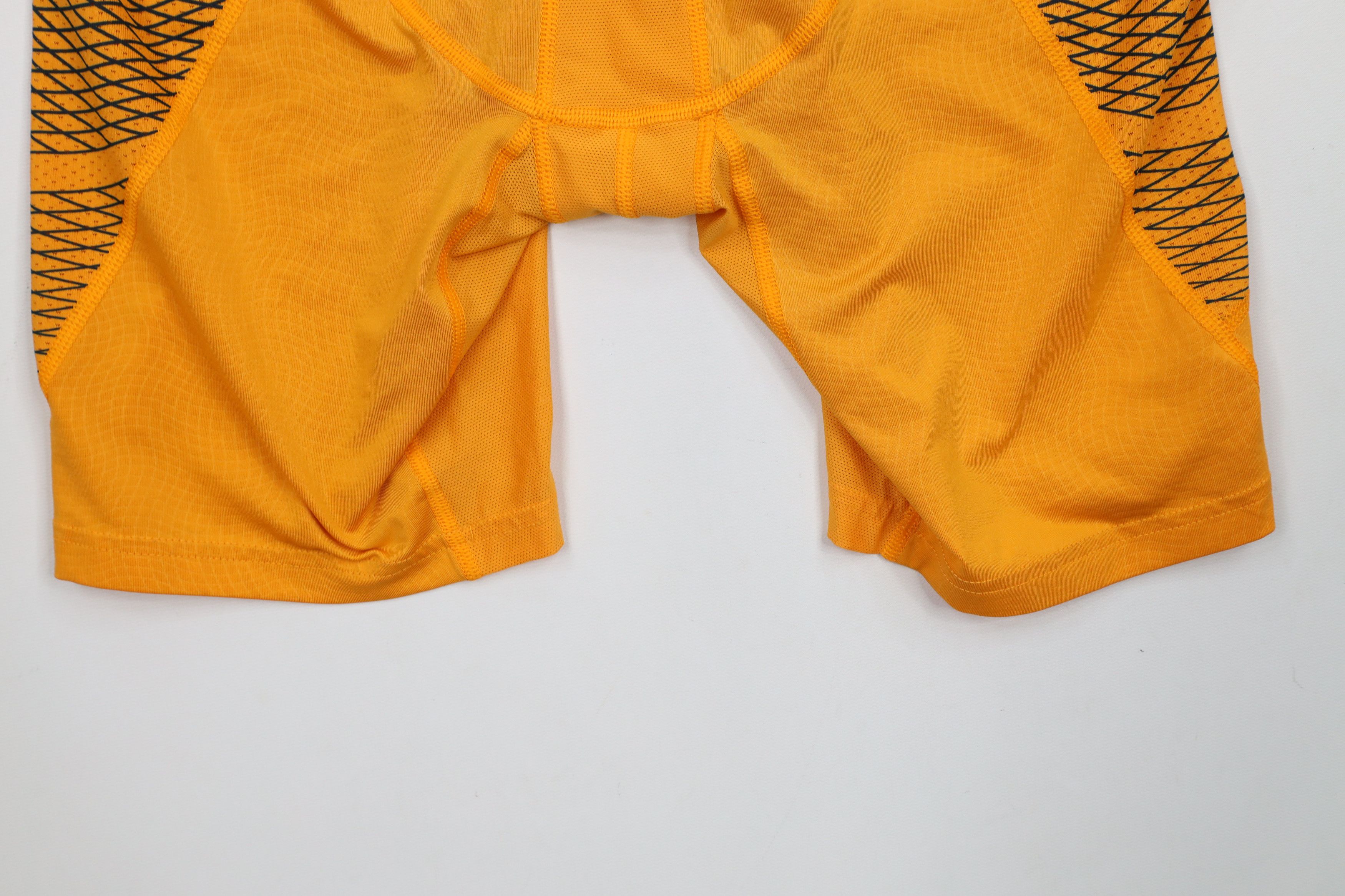Nike × Vintage Nike Pro Combat Spandex Training Shorts Half Tights Orange Size US 36 / EU 52 - 13 Thumbnail