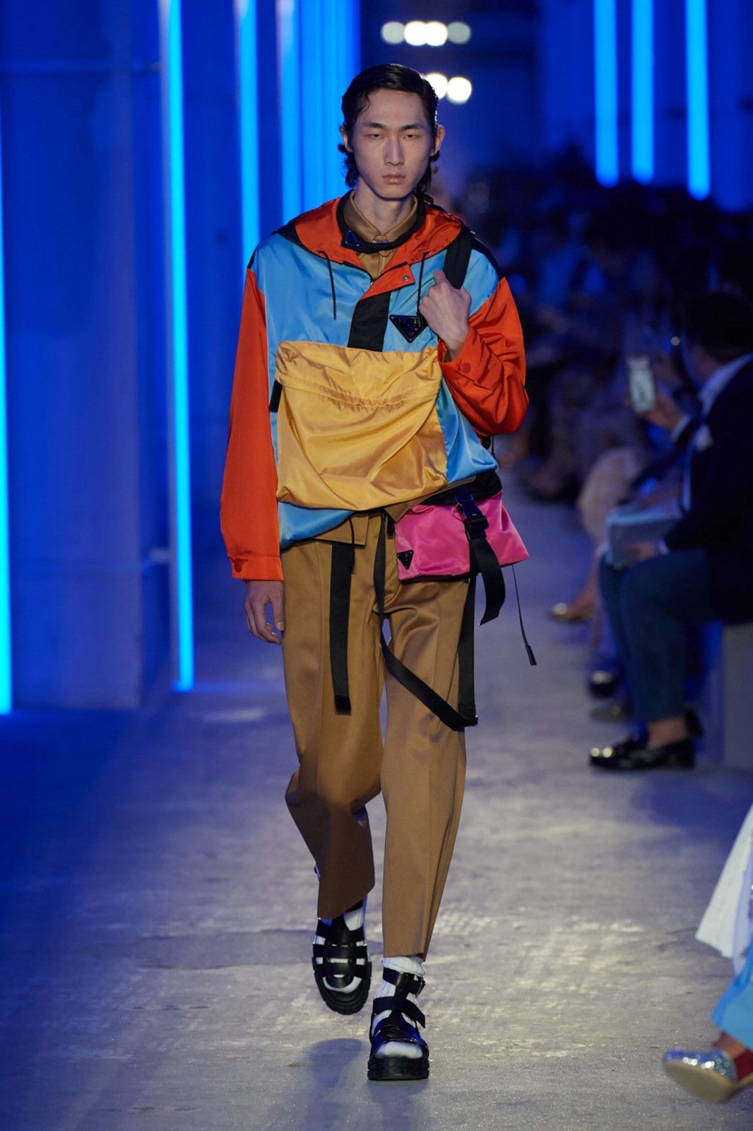 Prada Prada Multicolor Nylon Anorak SS19 Size US M / EU 48-50 / 2 - 3 Thumbnail