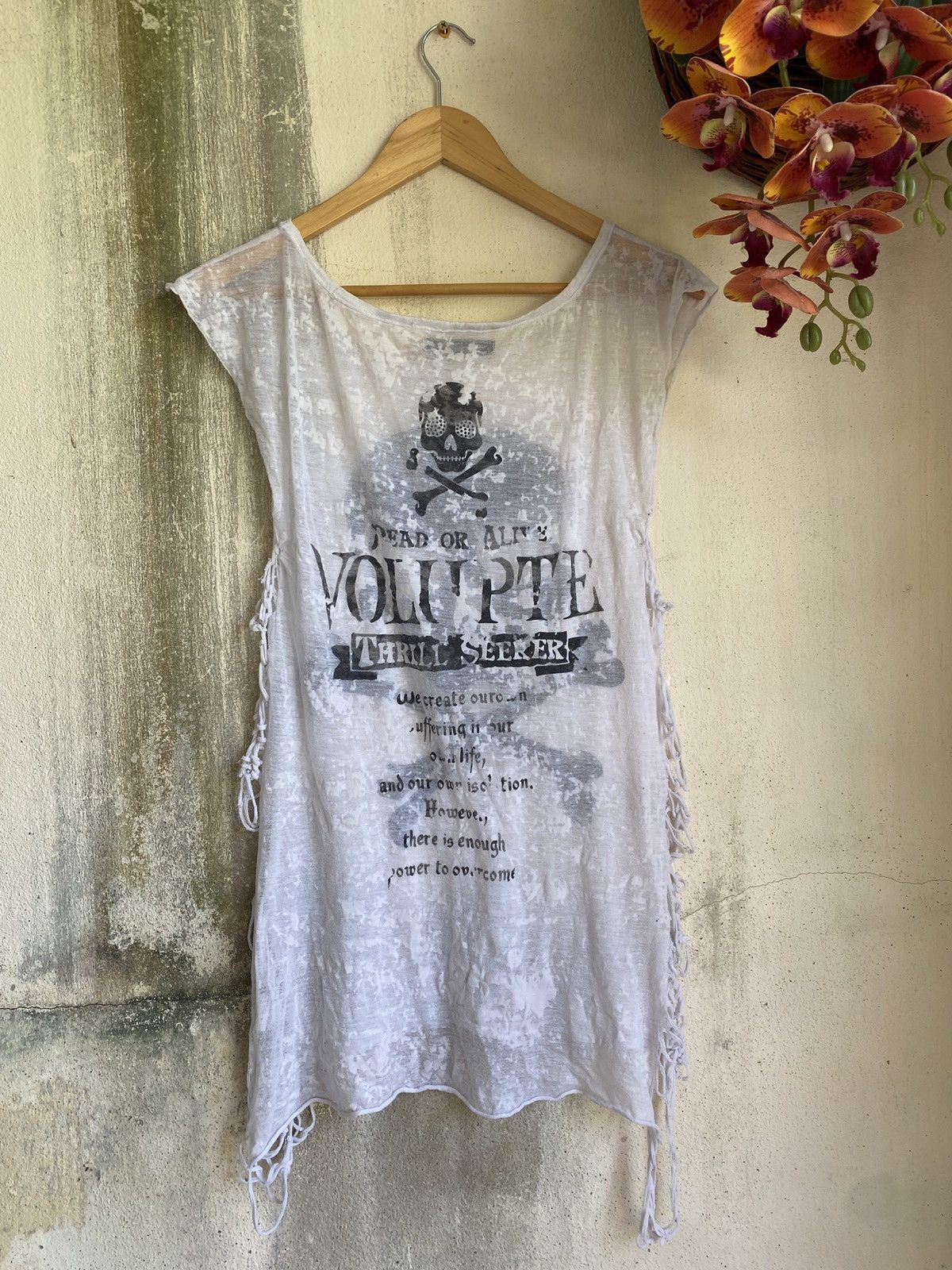 Japanese Brand × Punk and Yo ✨Steals✨Rock Punk Rare Desing Torn Left And Right Size US M / EU 48-50 / 2 - 2 Thumbnail