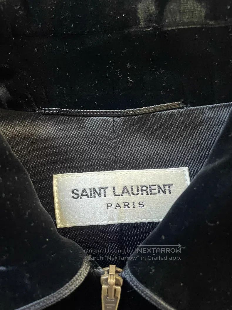 Saint Laurent Paris Saint Laurent Paris Black Velvet Court Jacket Size US S / EU 44-46 / 1 - 5 Thumbnail