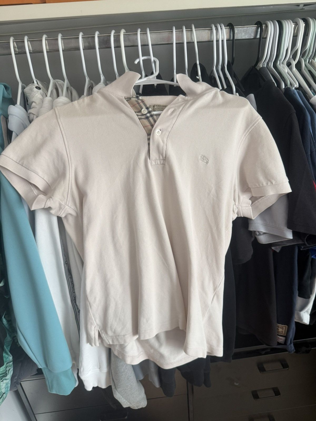 Burberry Burberry polo small logo - beige Size US S / EU 44-46 / 1 - 1 Thumbnail