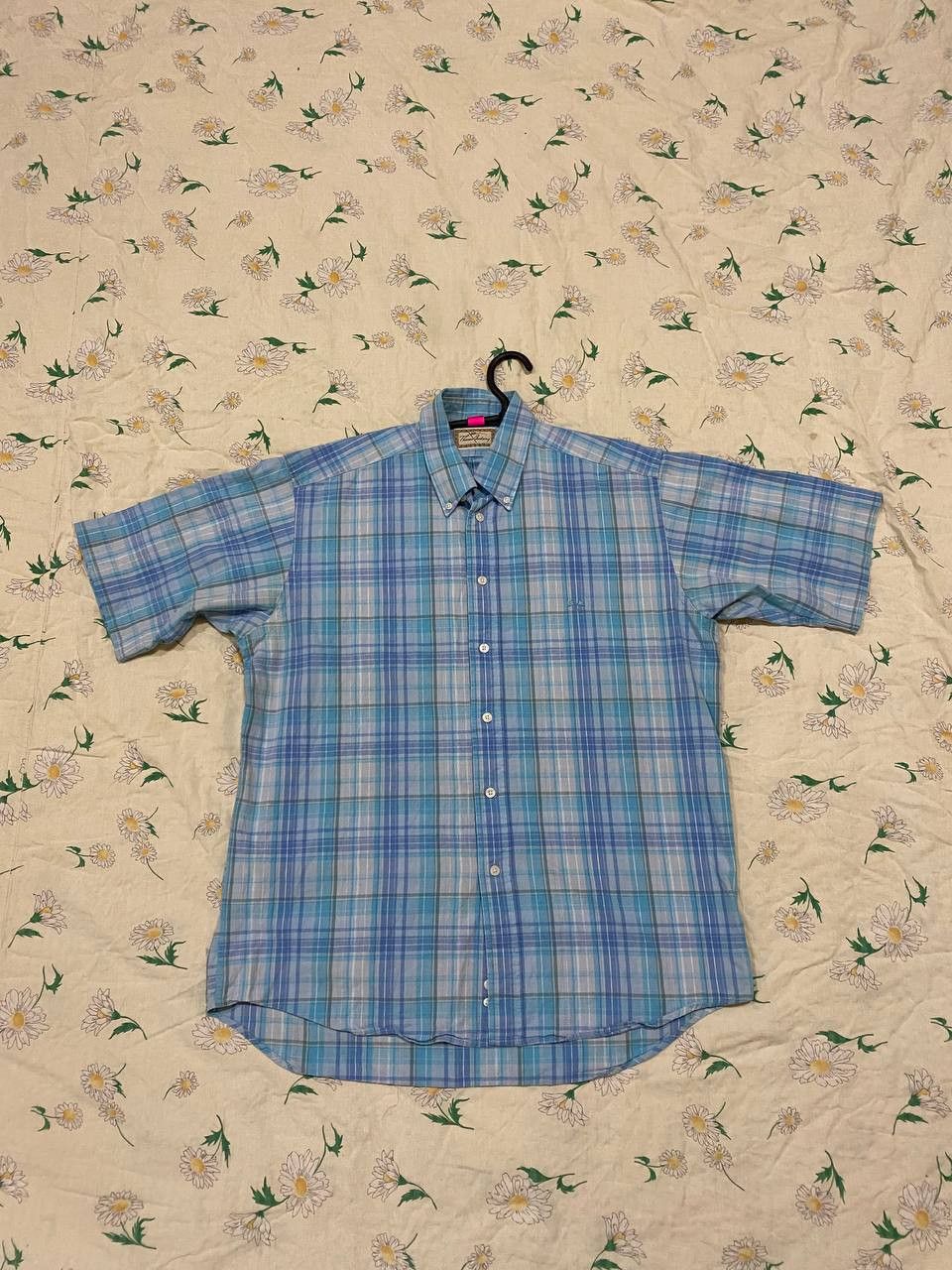 Burberry Burberry London Long Shirt Men's Check Plaid Size US L / EU 52-54 / 3 - 1 Thumbnail