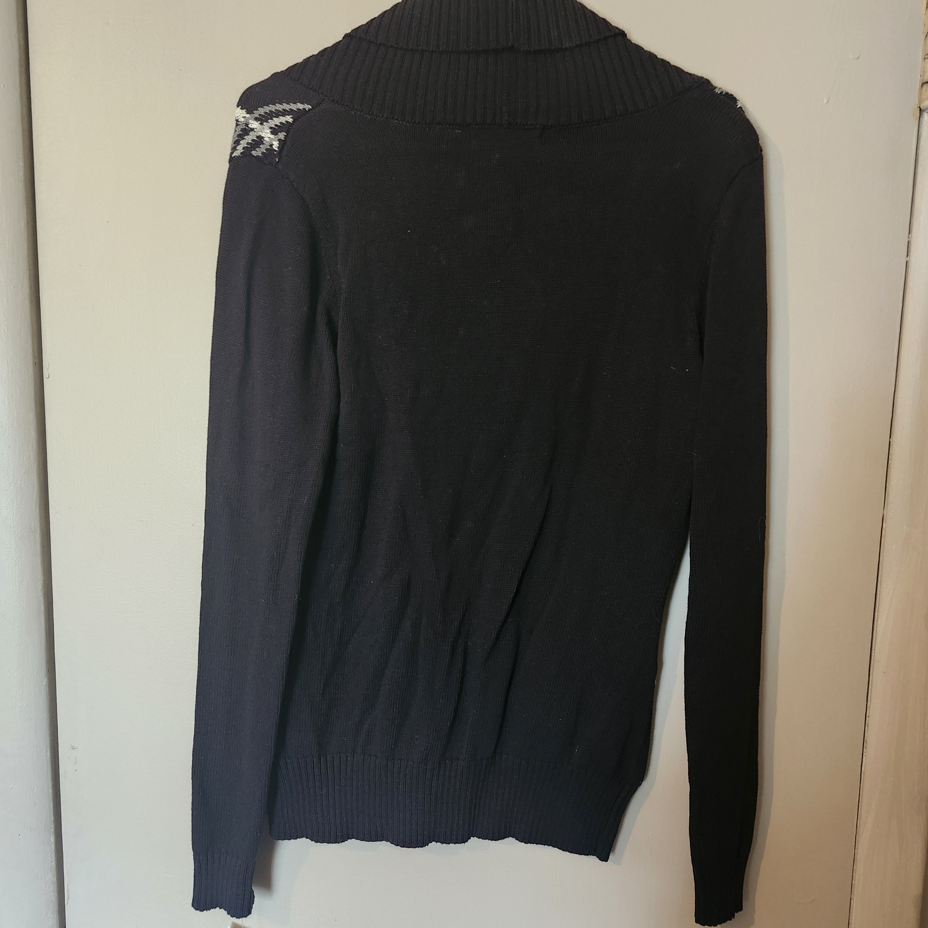 Liz Claiborne Liz Claiborne Women's Black Argyle Pullover Sweater Sz M NWT Size M / US 6-8 / IT 42-44 - 7 Thumbnail