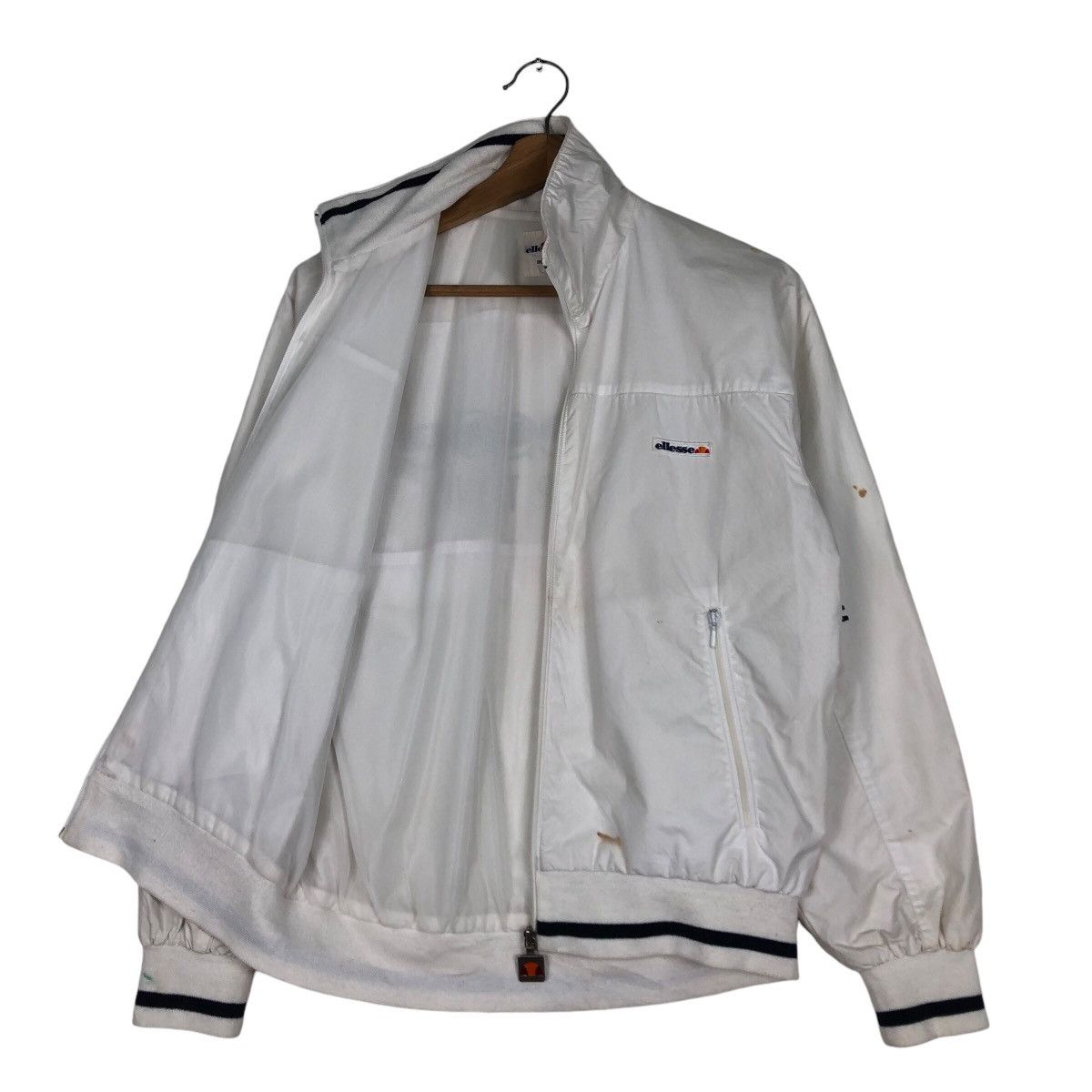 Japanese Brand 📌Vintage Bomber Jacket Ellesse Wind Up Tennis Big Logo Size US M / EU 48-50 / 2 - 12 Thumbnail