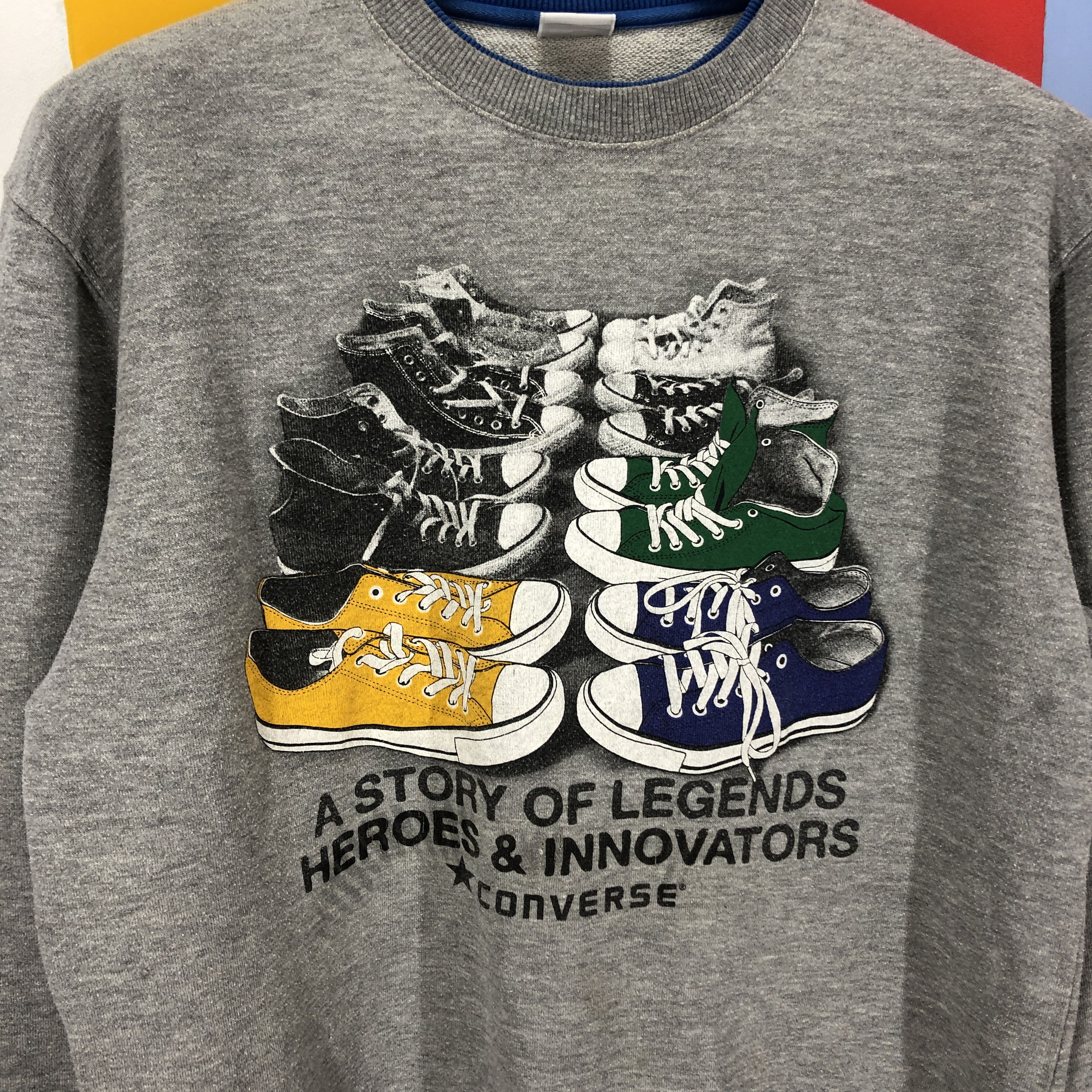 Converse CONVERSE Crew Neck Sweatshirt #1025/AJ Size US M / EU 48-50 / 2 - 3 Thumbnail