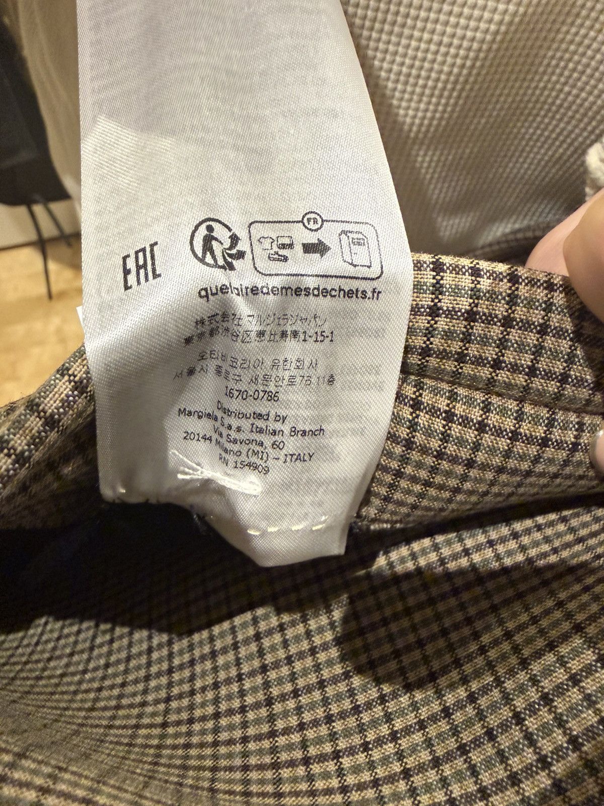 Maison Margiela Maison Margiela Pendleton Yoke Peacoat Size US L / EU 52-54 / 3 - 9 Thumbnail