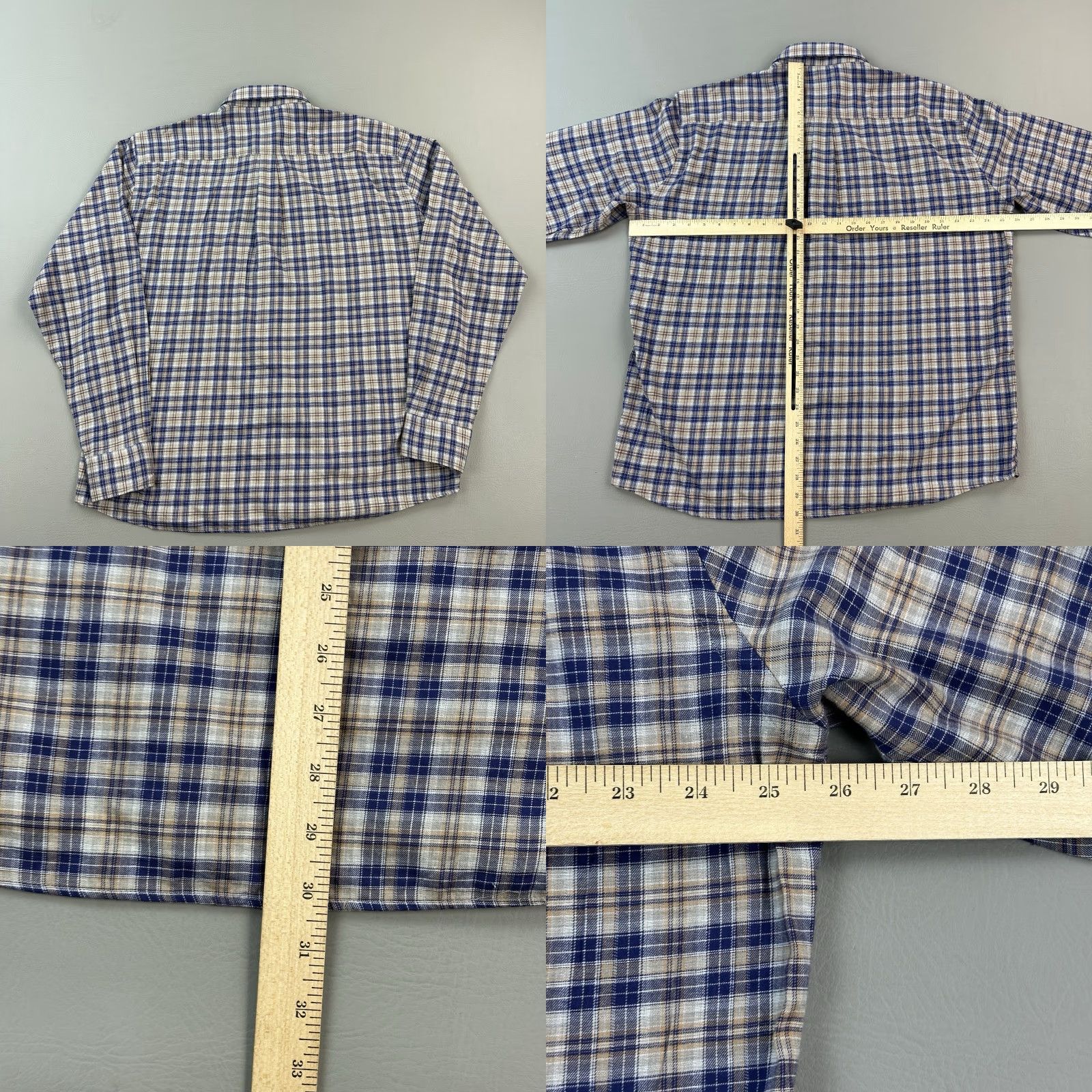 Peter Millar Peter Millar Shirt Mens XL Plaid Autumn Soft Flannel Long Sleeve Button Down Size US XL / EU 56 / 4 - 8 Thumbnail