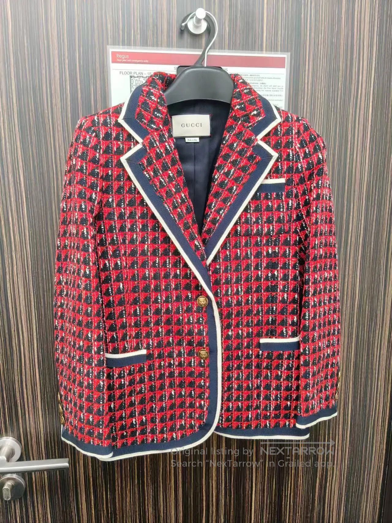 Gucci Guicci Fashion simple single-breasted collar long sleeve s Size XS / US 0-2 / IT 36-38 - 1 Thumbnail