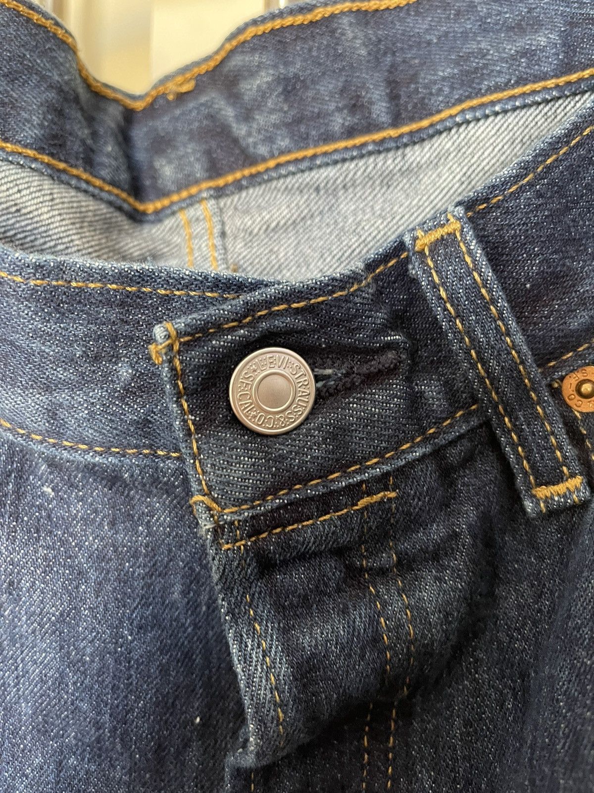 Levi's Levi 501 Indigo denim straight fit jeans Size US 32 / EU 48 - 4 Thumbnail