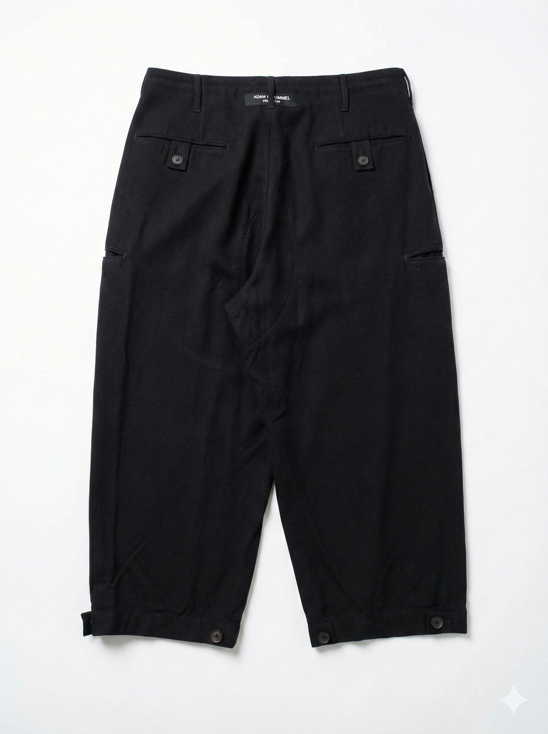 Yohji Yamamoto Yohji Yamamoto Fall Winter 2021 wool cropped trousers japan Size US 30 / EU 46 - 2 Thumbnail