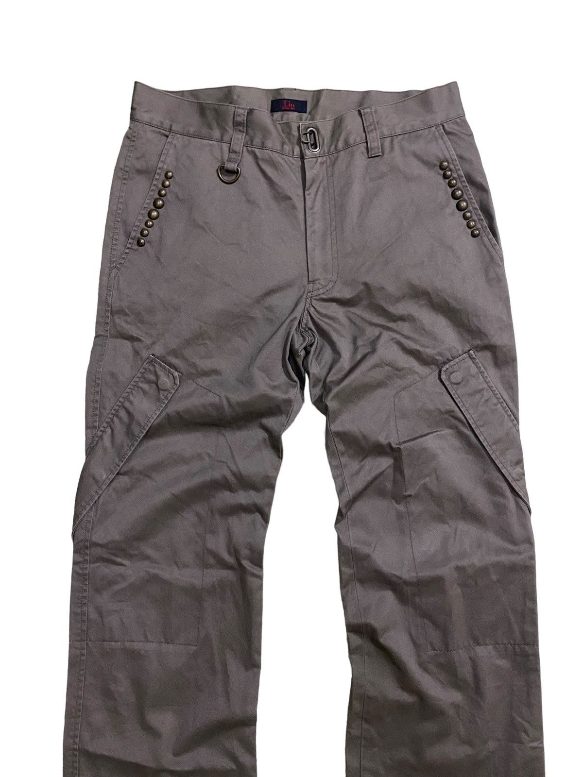 ANTONIO MIRO 💥Avant Garde Antonio Miro Studs Cargo Pant Size US 30 / EU 46 - 6 Thumbnail