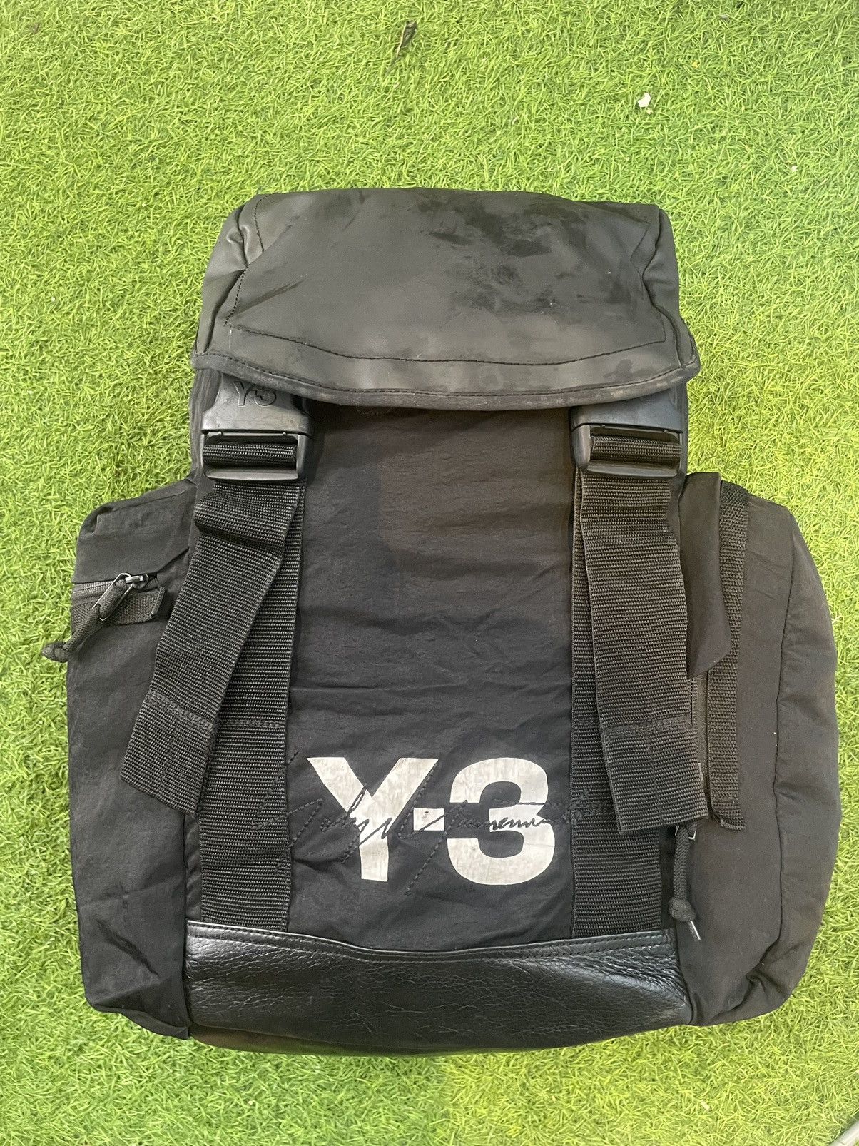 Adidas Authentic ADIDAS Y-3 x YOHJI YAMAMOTO Backpack Size ONE SIZE - 2 Thumbnail