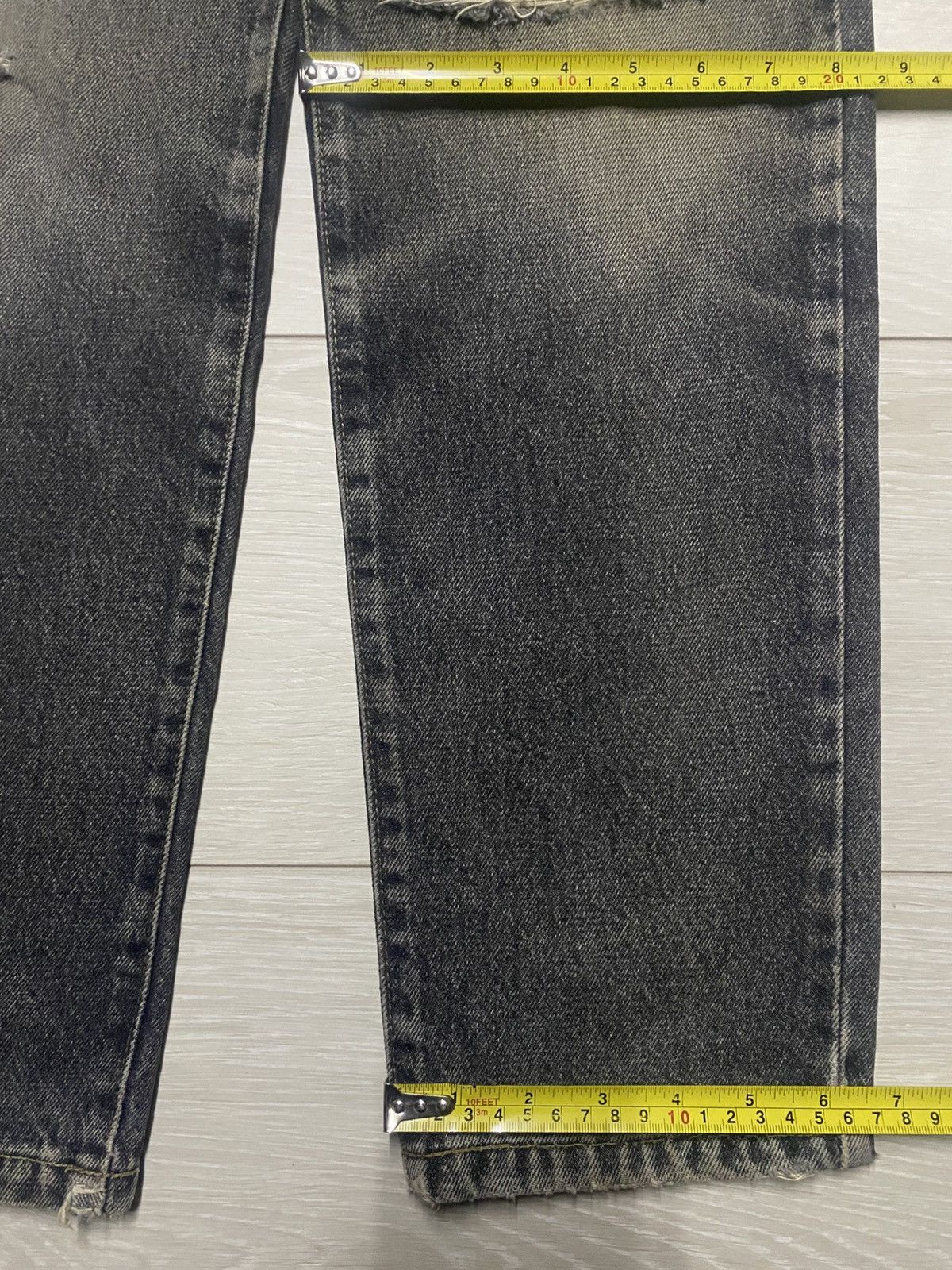 Japanese Brand Japanese Brand Mud Wash Denim Tappered Leg Jeans Size US 31 - 15 Thumbnail