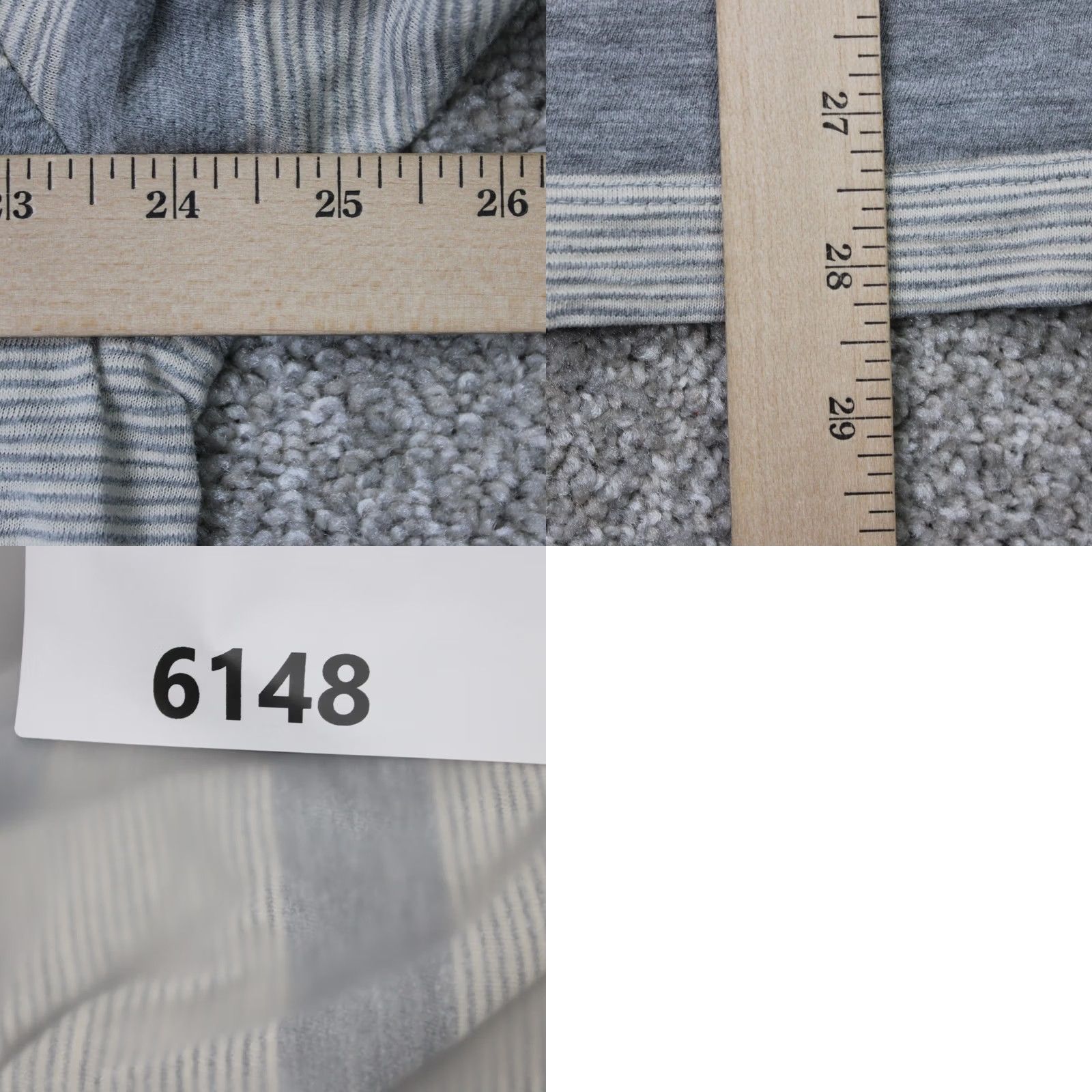 The North Face The North Face Polo Shirt Mens XL Gray/Blue Striped 100% Cotton Short Sleeve TNF Size US XL / EU 56 / 4 - 9 Thumbnail