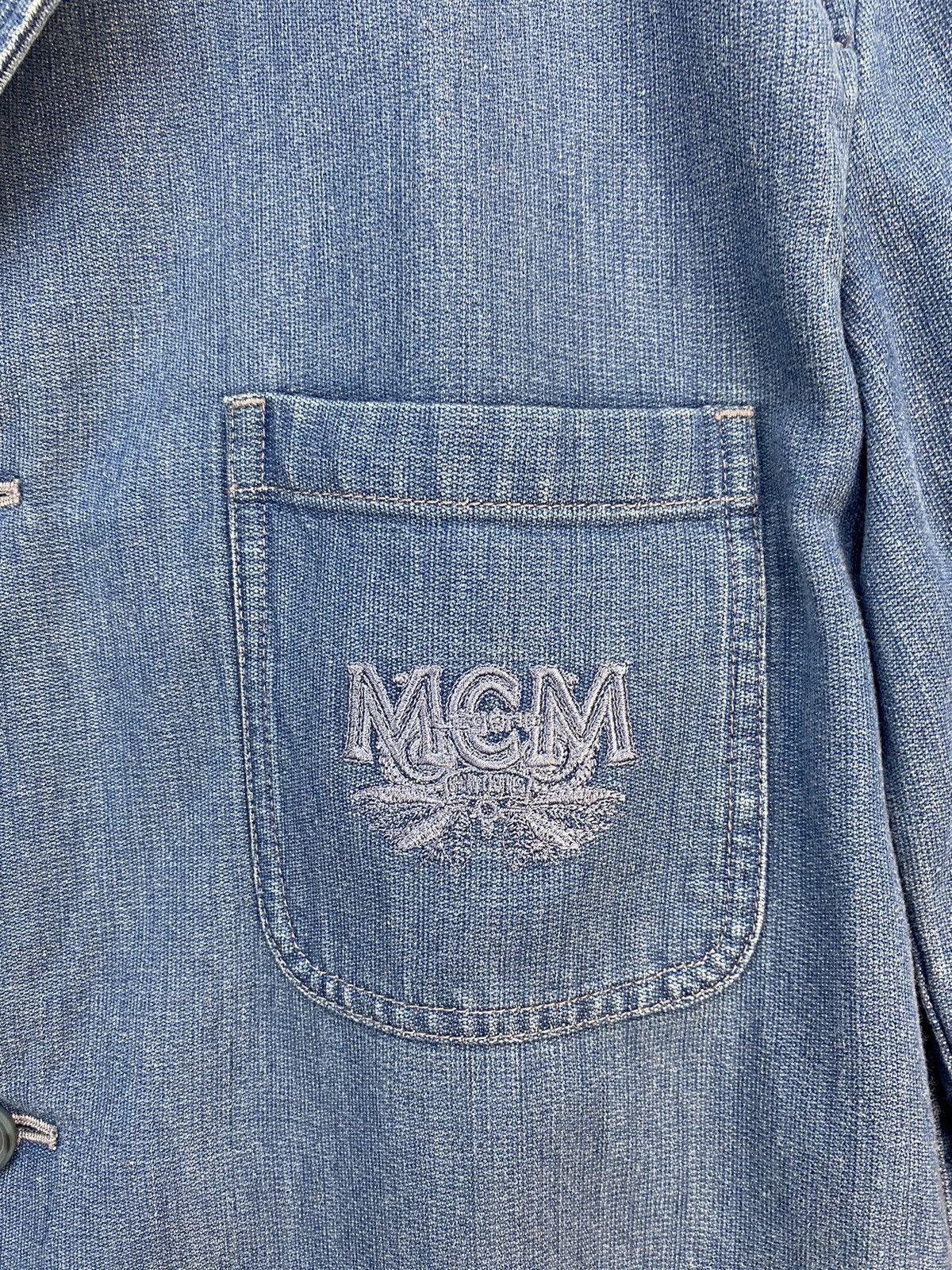 MCM Vintage MCM Denim Jacket Size US L / EU 52-54 / 3 - 7 Thumbnail