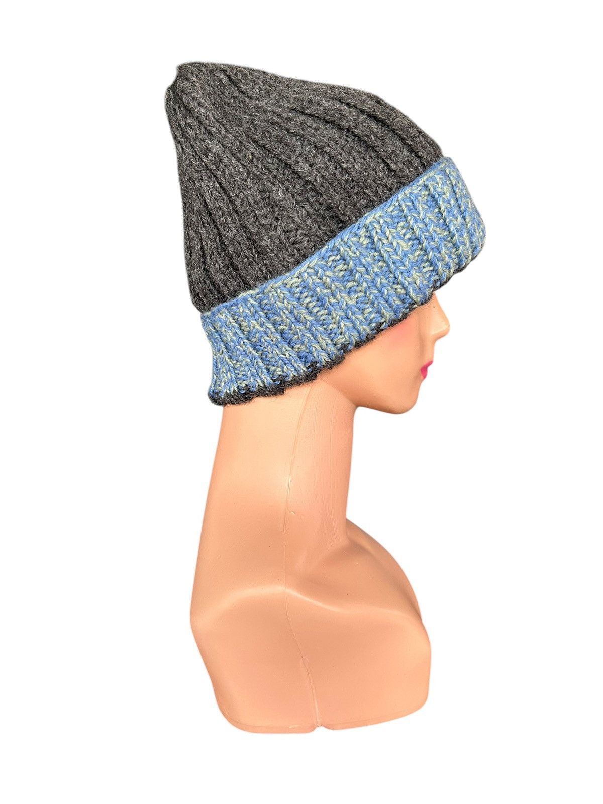 Japanese Brand × Kapital × Vintage Crochet Knitted Handmade Beanie Hats Size ONE SIZE - 5 Thumbnail