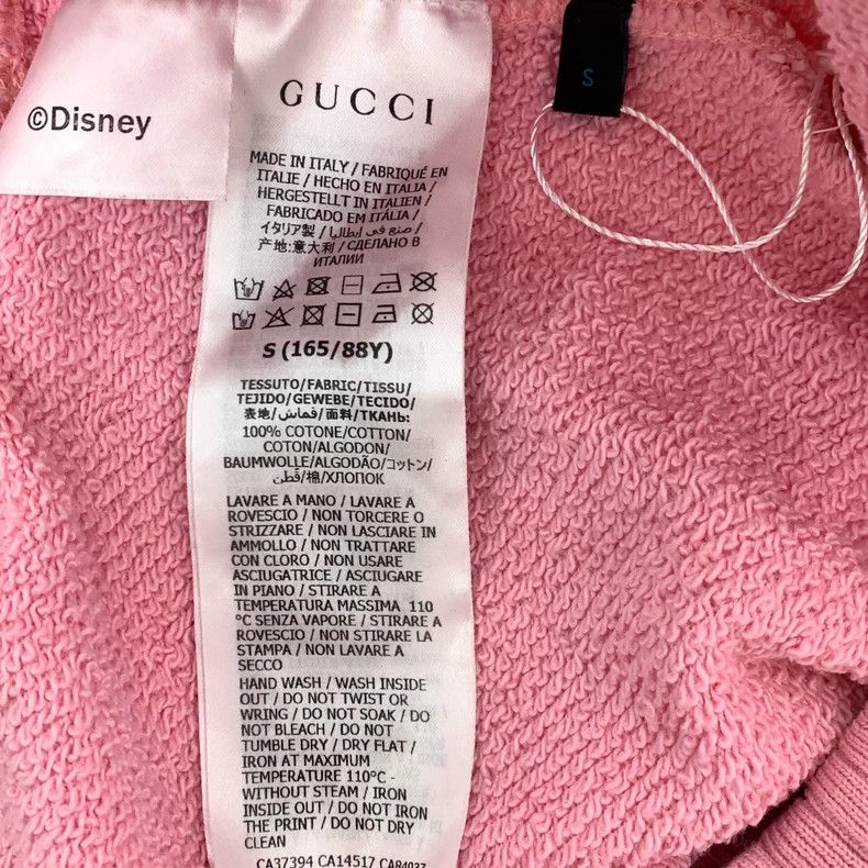 Gucci Gucci Disney cooperation pink Donald Duck round-neck cotton Size US S / EU 44-46 / 1 - 7 Thumbnail