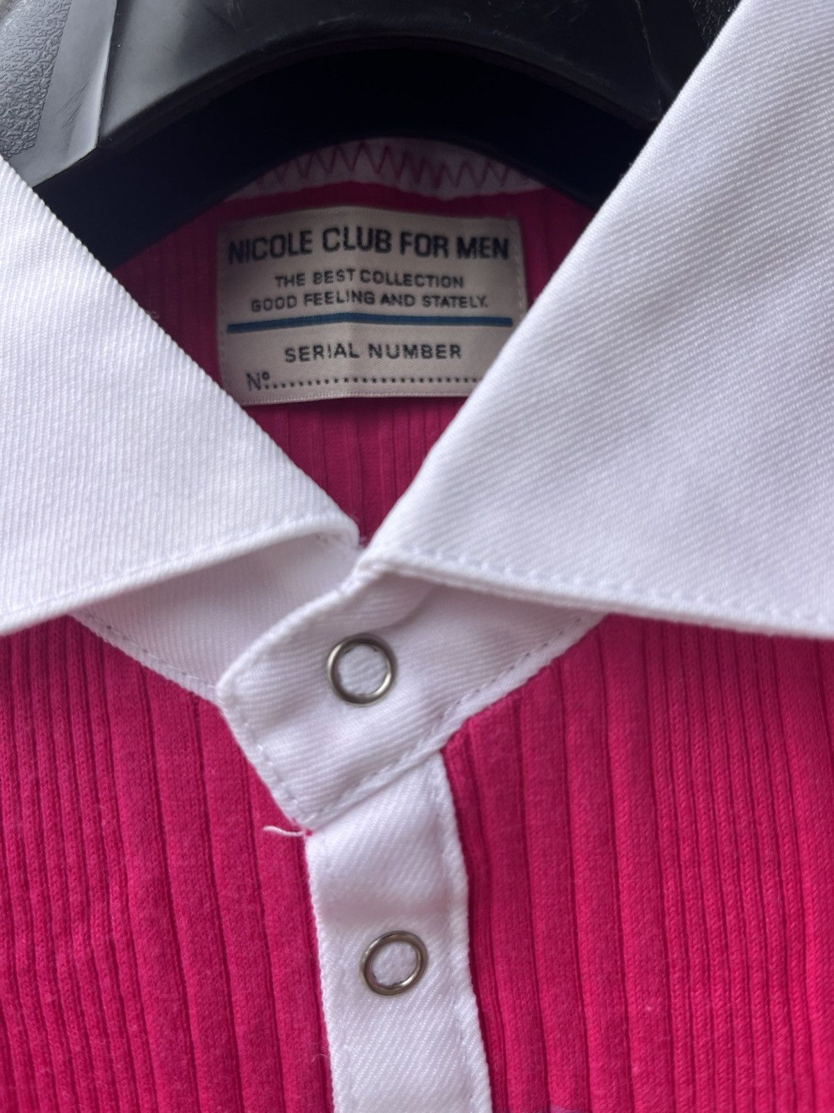 Japanese Brand Nicole club for men statement polo shirt Size US M / EU 48-50 / 2 - 2 Thumbnail