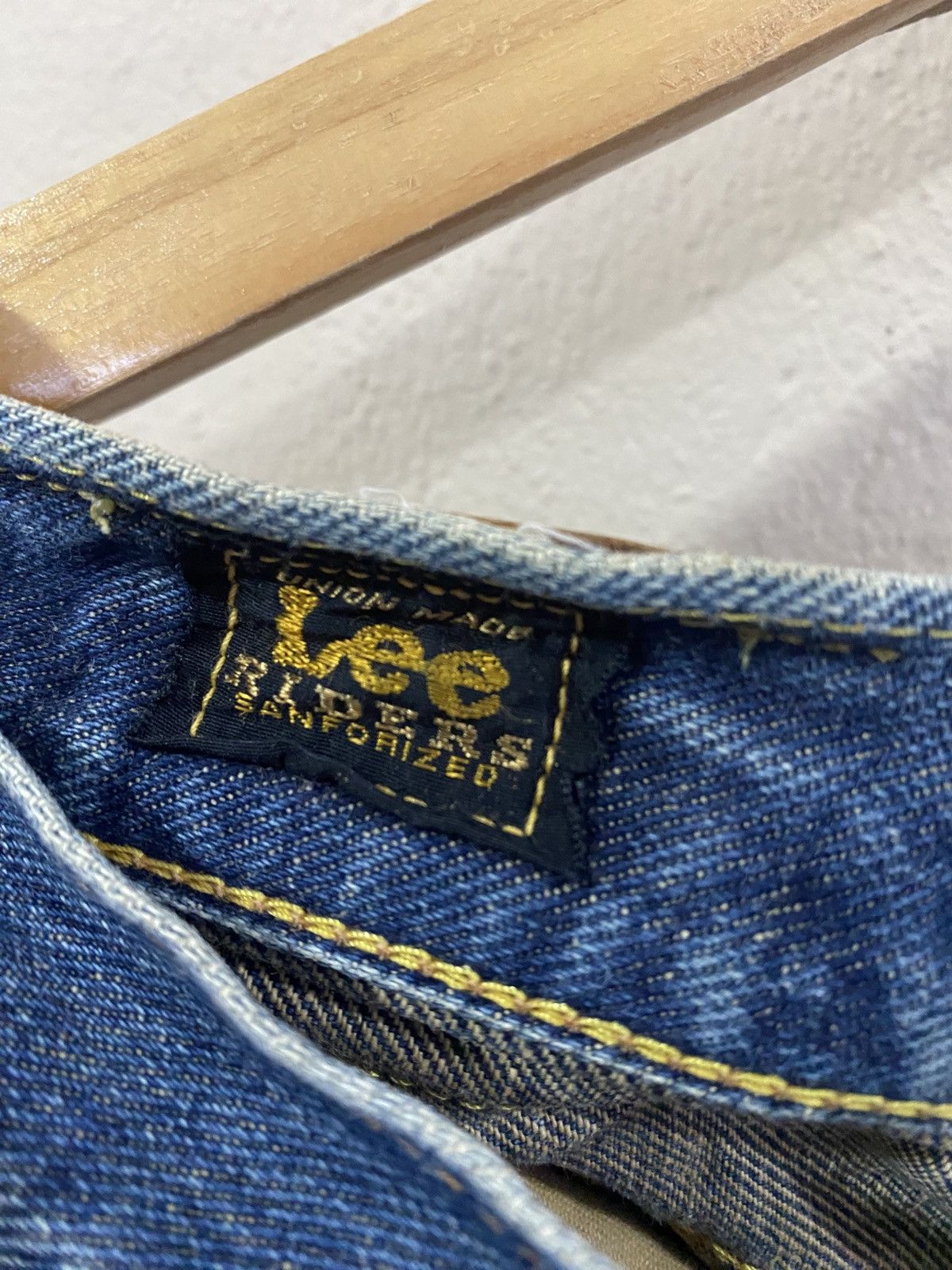 Lee Lee Riders Sanforized Half Selvedge Denim Size US 31 - 7 Thumbnail