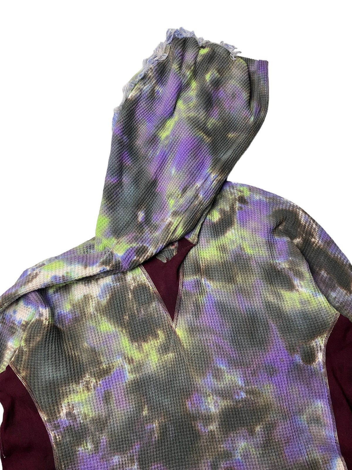 If Six Was Nine 2000's Rebirth to Tabula Rasa Dyed Mohair Hoodie Size US L / EU 52-54 / 3 - 8 Thumbnail