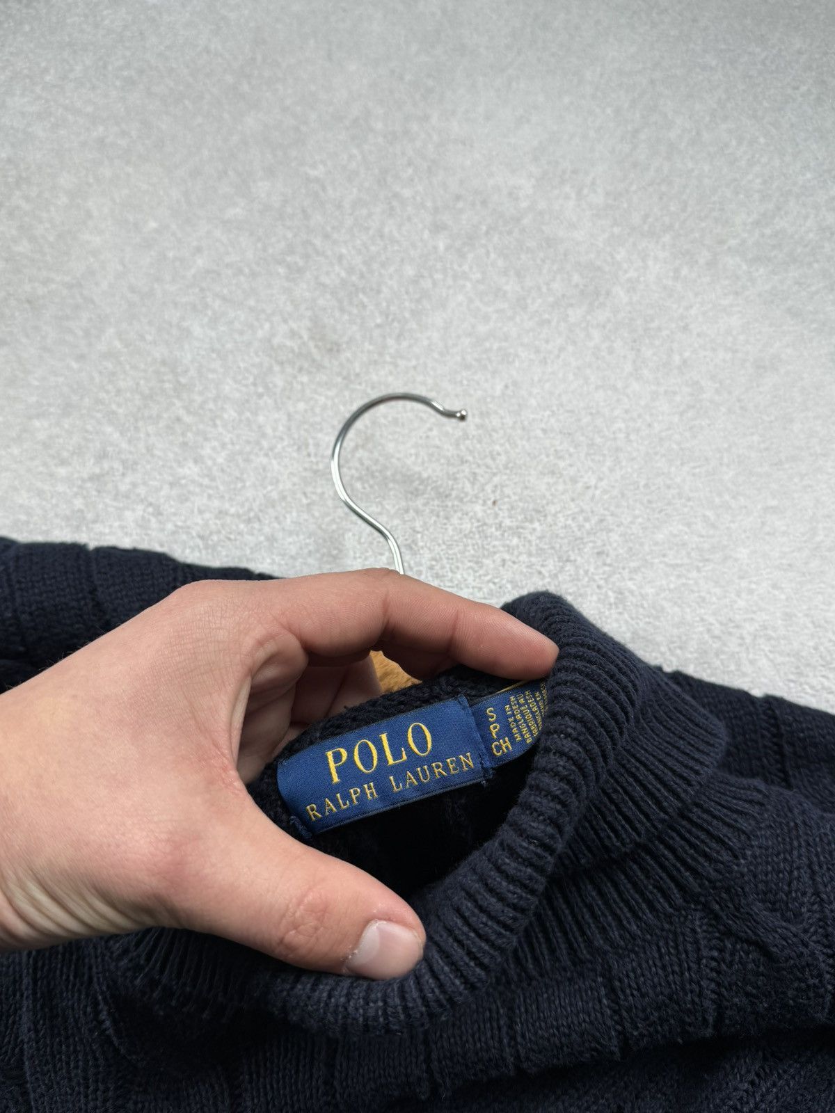 Polo Ralph Lauren Polo Ralph Lauren Sweater Turtleneck Blue Pullover Knitted Size US S / EU 44-46 / 1 - 5 Thumbnail